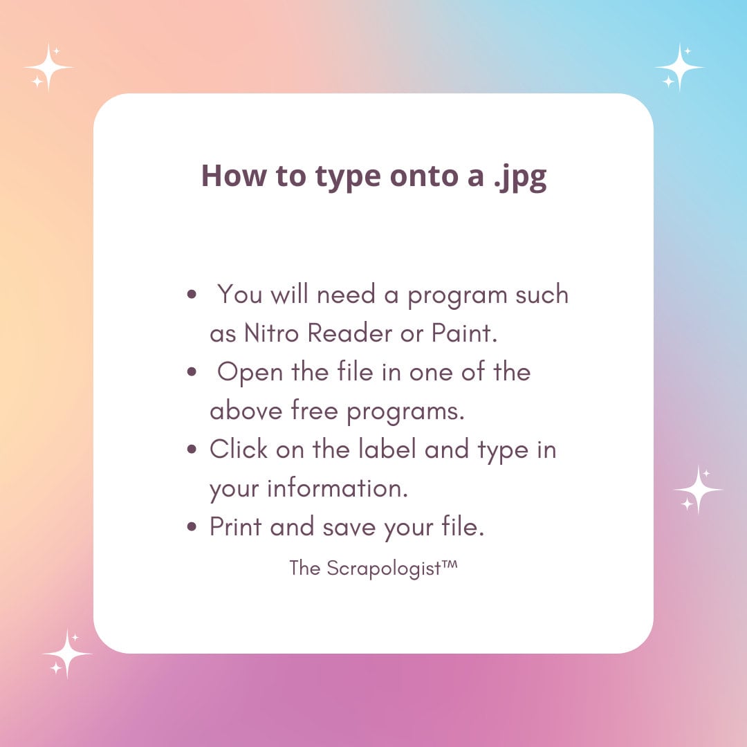 Jukebox Title Strips | .pdf and .jpg version