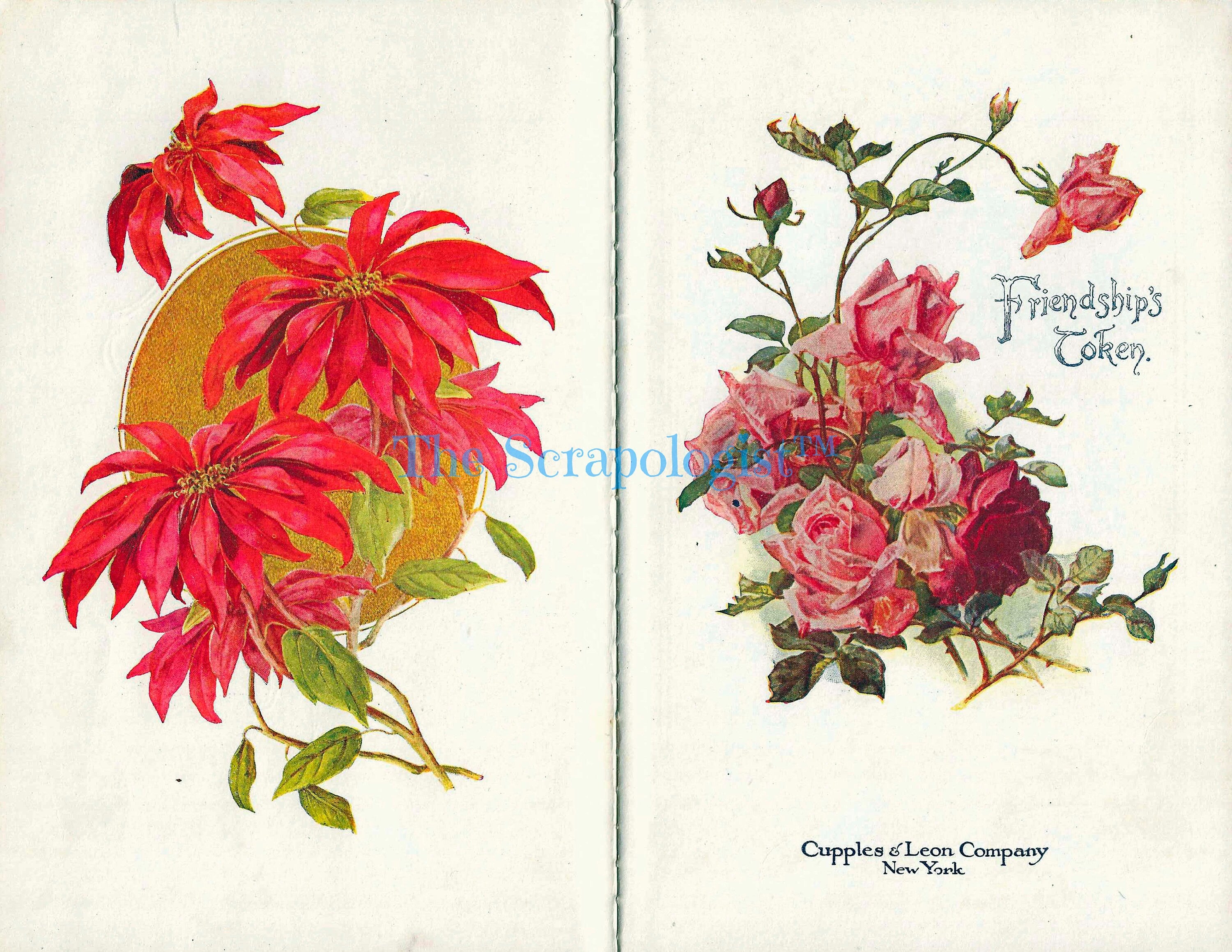 Friendship Memory Book, DIY Junk Journal or Scrapbook Album Kit, Vintage Ephemera, Page Inserts, Collage Papers | Digital Download