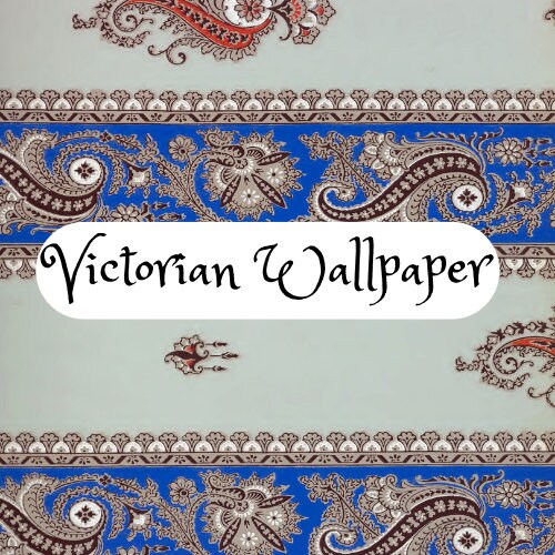 Victorian Floral Wallpaper - Arsenic Green, Scheele's Green, for Junk Journals, Scrapbooks, Mixed Media and Collage | Digital Download