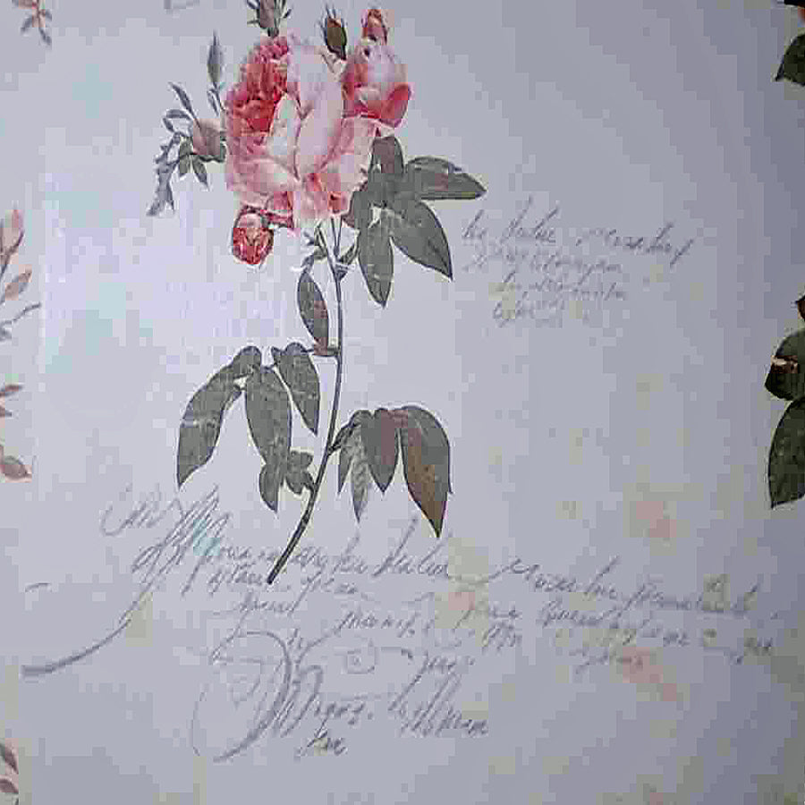 Rose Garden Theme Unpasted Wallpaper Sheets for Crafting, Junk Journals, and other Paper Art Projects