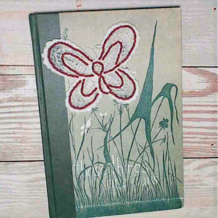 Beaded Butterflies, Handmade, Junk Journal Ephemera Pack, Set of 2