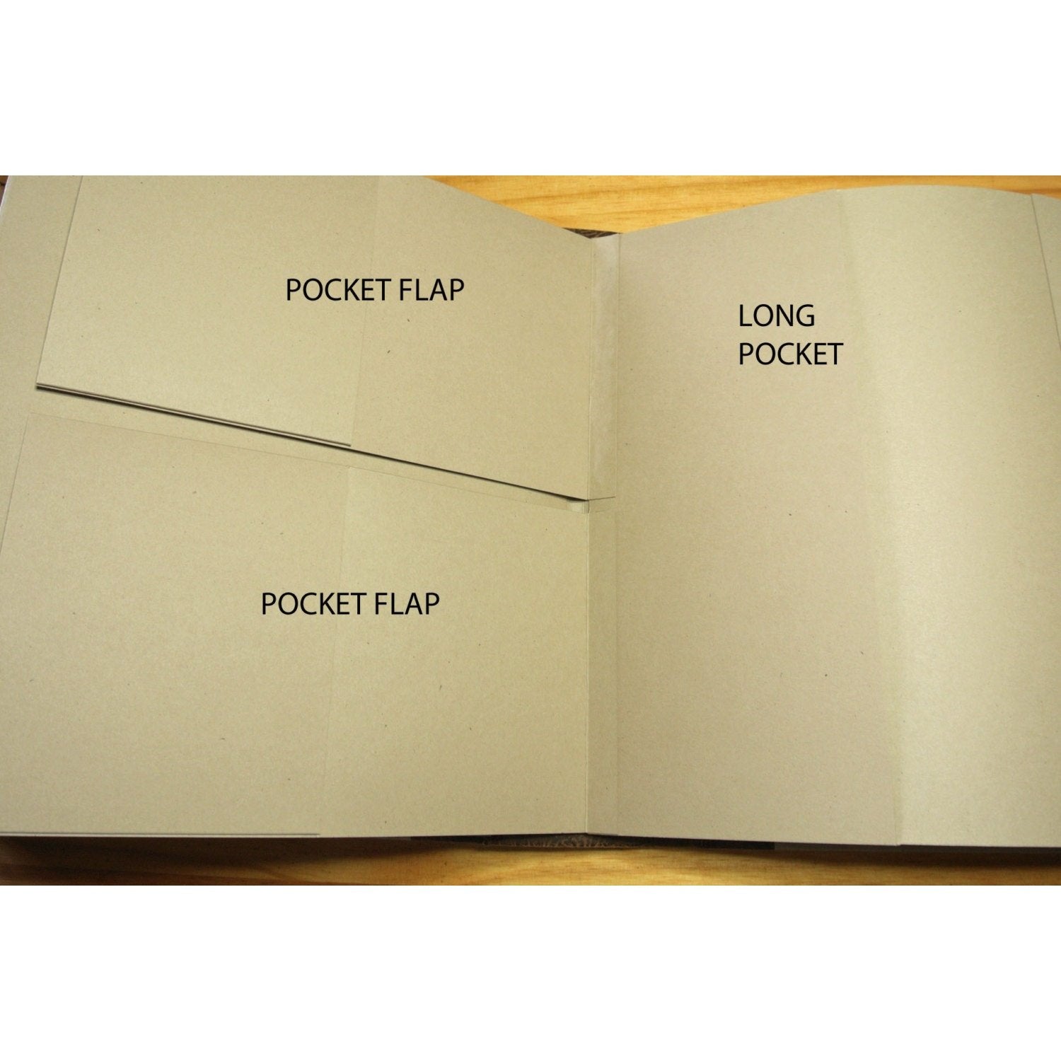 Blank Scrapbook Album, Handmade - Large Album with Storage Case to document a year of your life, for Photos and Memorabilia, You Decorate it