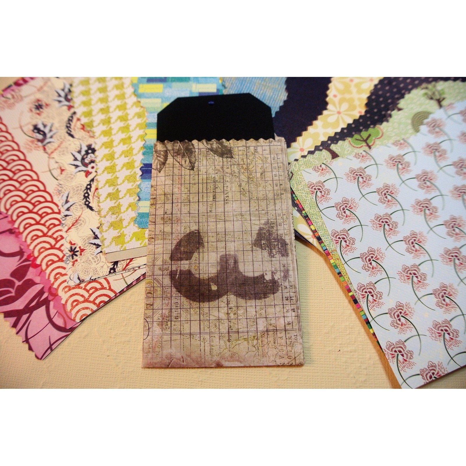 Coin Envelopes with Tags, Die cuts, Junk Journal Ephemera Lot - set of 25