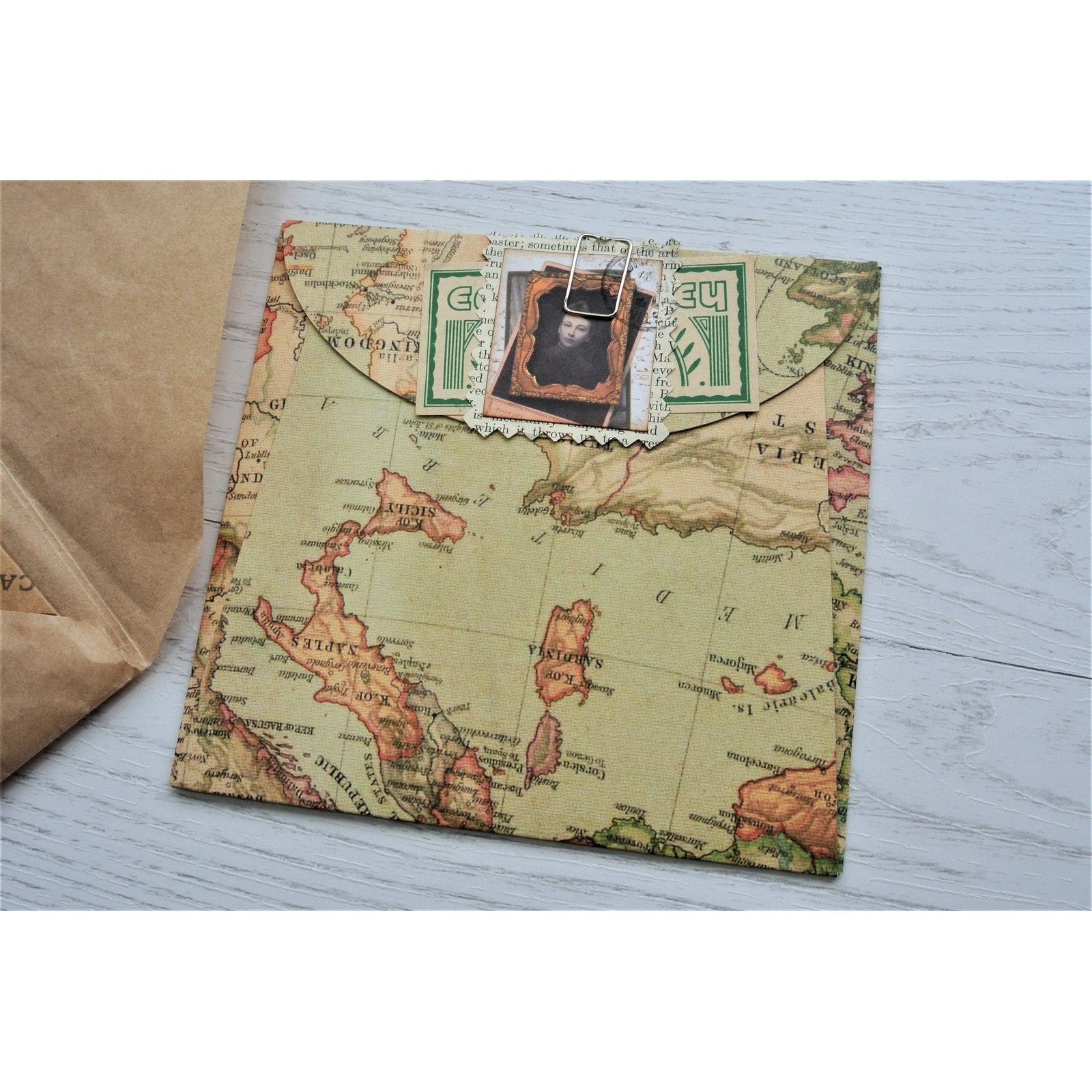 Enveloped Stuffed with Ephemera for Junk Journals - makes a great Happy Mail gift!