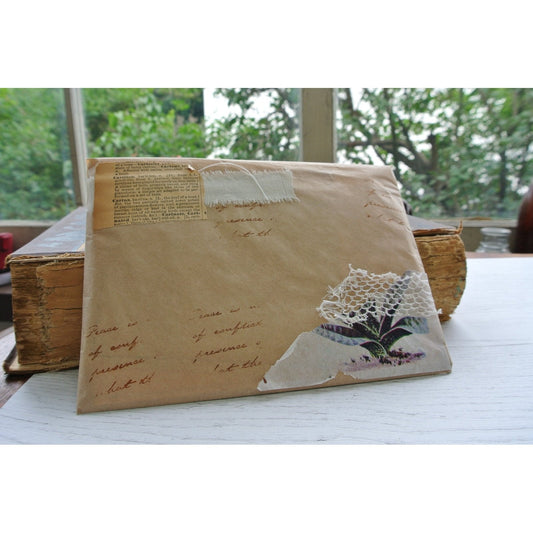 Enveloped Stuffed with Ephemera for Junk Journals - makes a great Happy Mail gift!