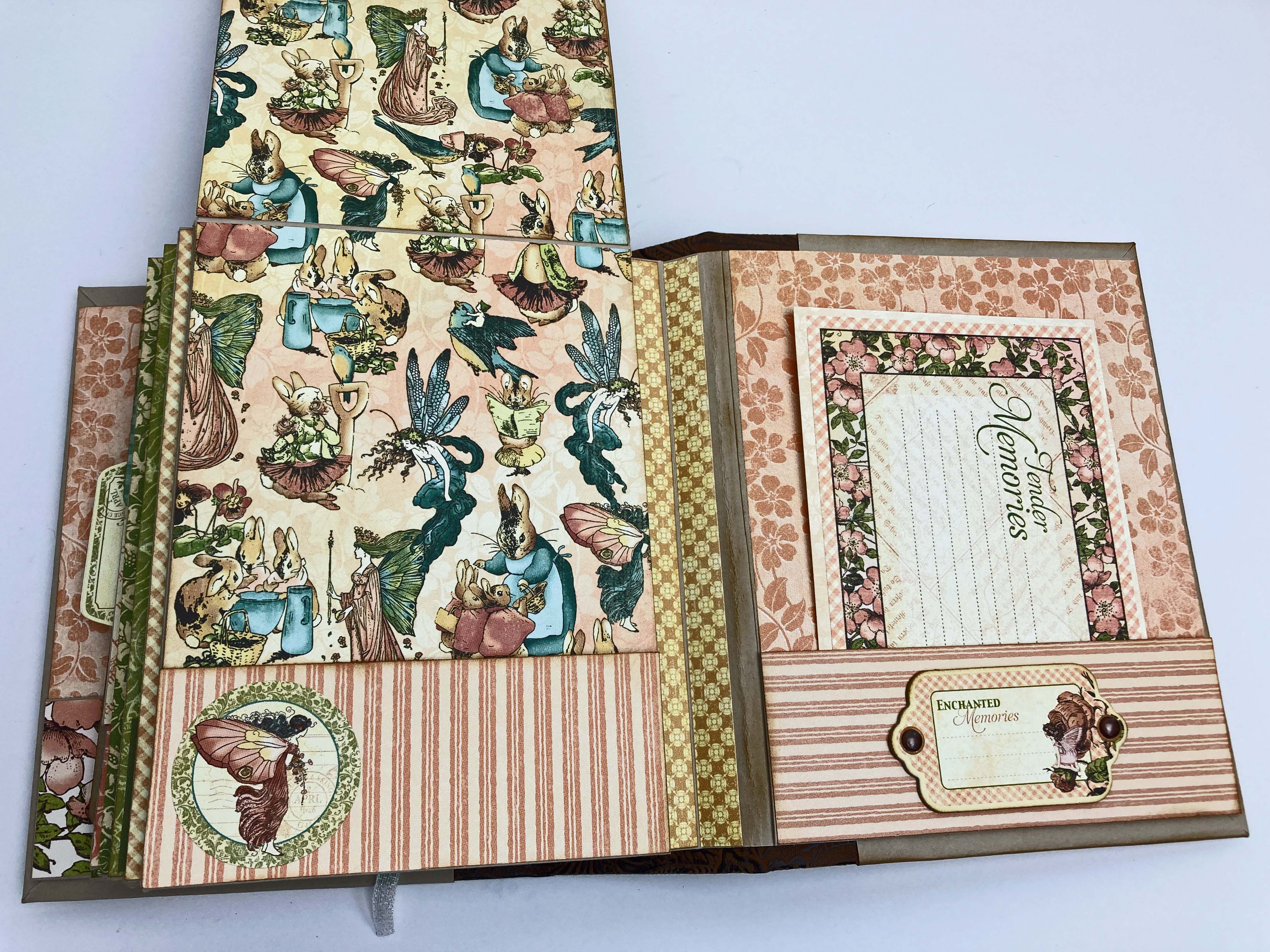 Fairy Tale Mini Photo Album, Springtime, Fairycore, to document your garden, spring celebrations, and springtime memories