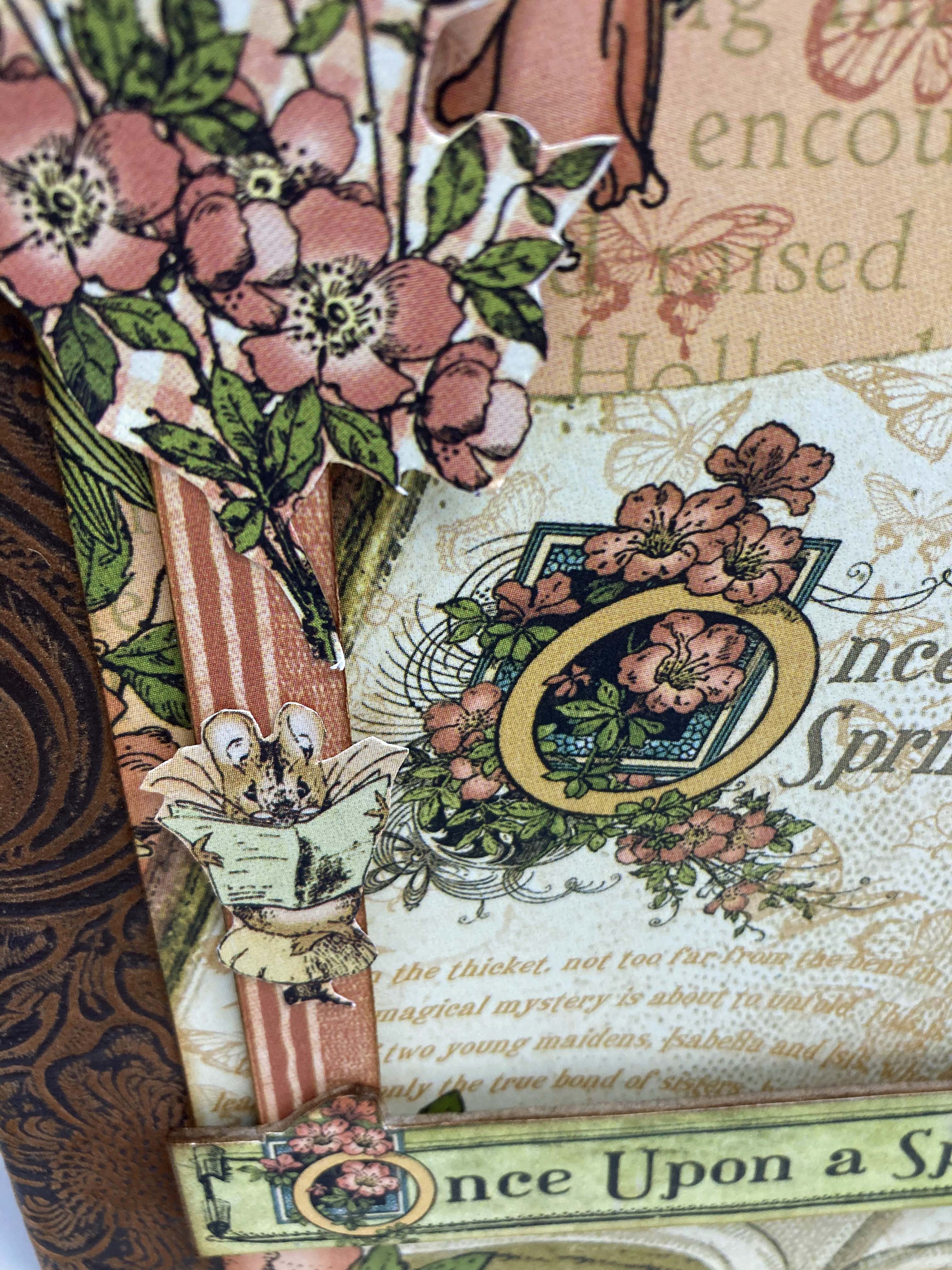 Fairy Tale Mini Photo Album, Springtime, Fairycore, to document your garden, spring celebrations, and springtime memories