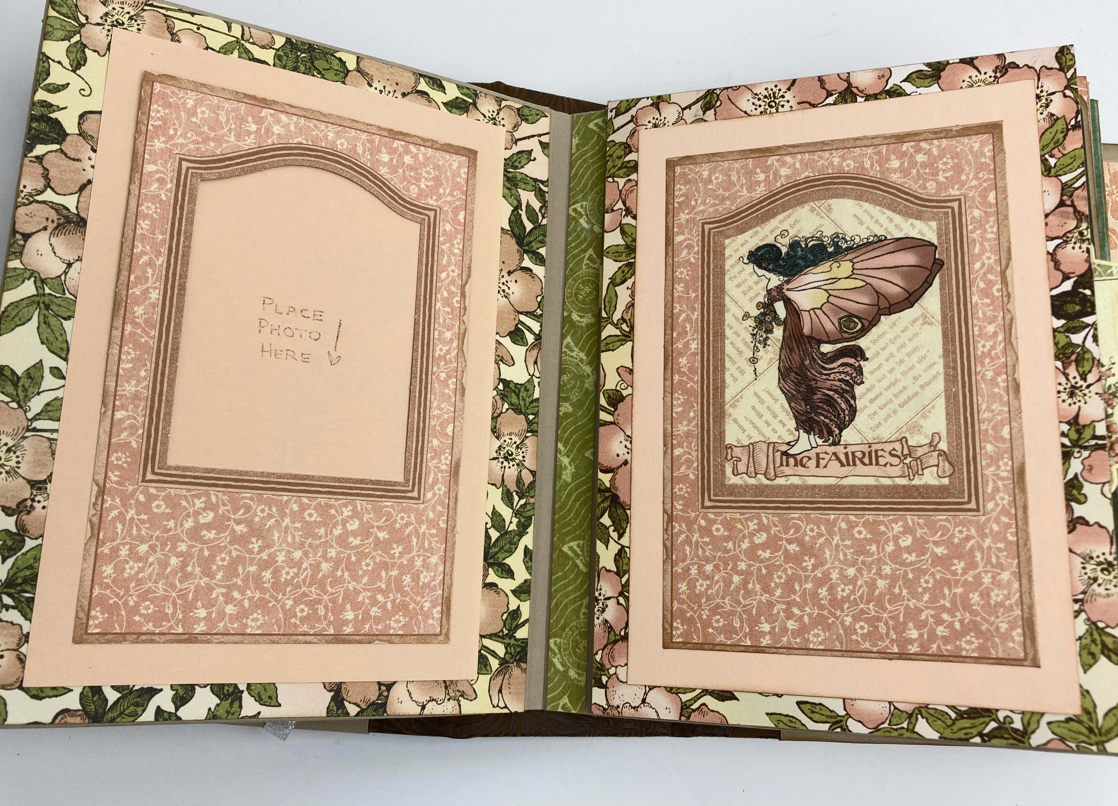 Fairy Tale Mini Photo Album, Springtime, Fairycore, to document your garden, spring celebrations, and springtime memories