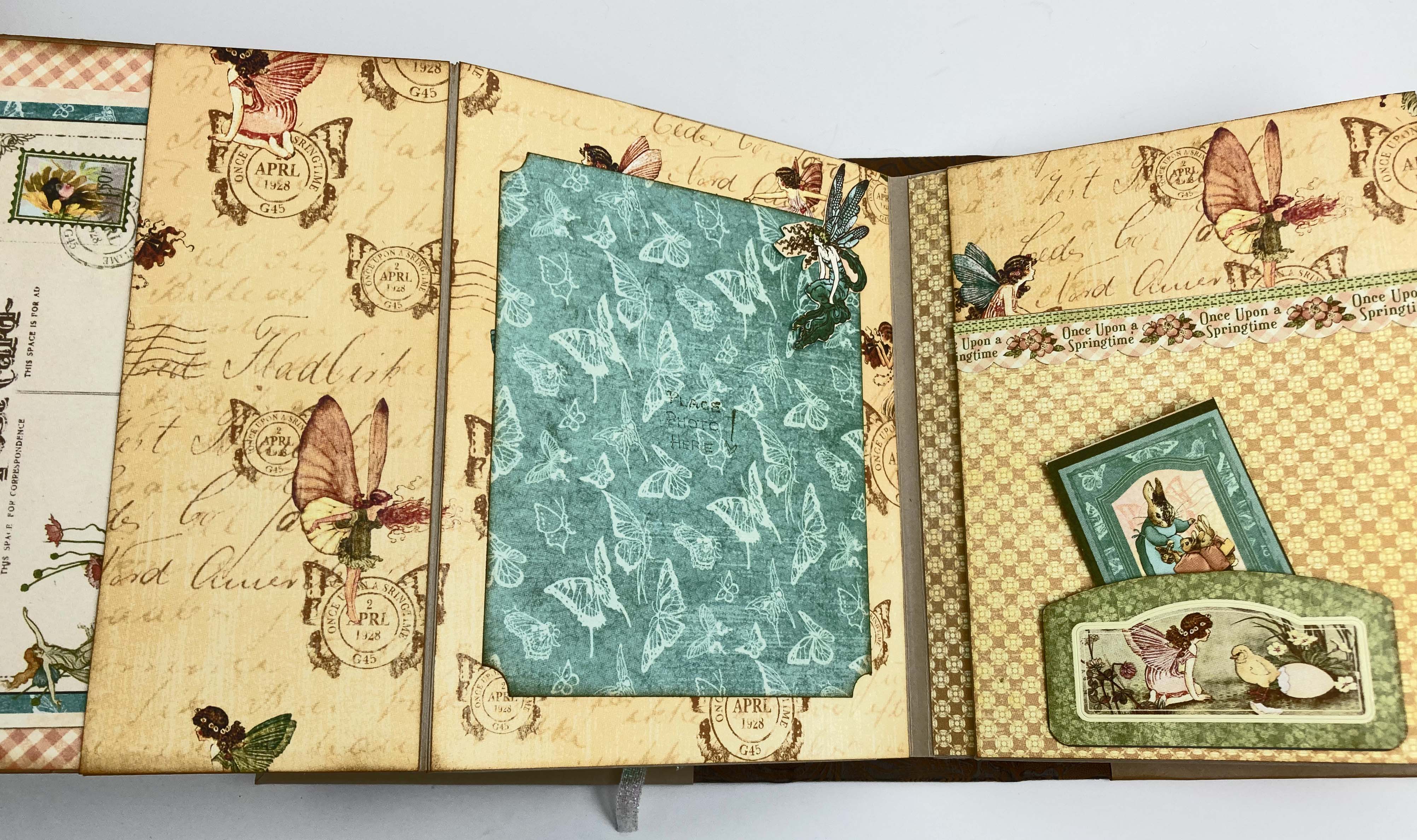 Fairy Tale Mini Photo Album, Springtime, Fairycore, to document your garden, spring celebrations, and springtime memories