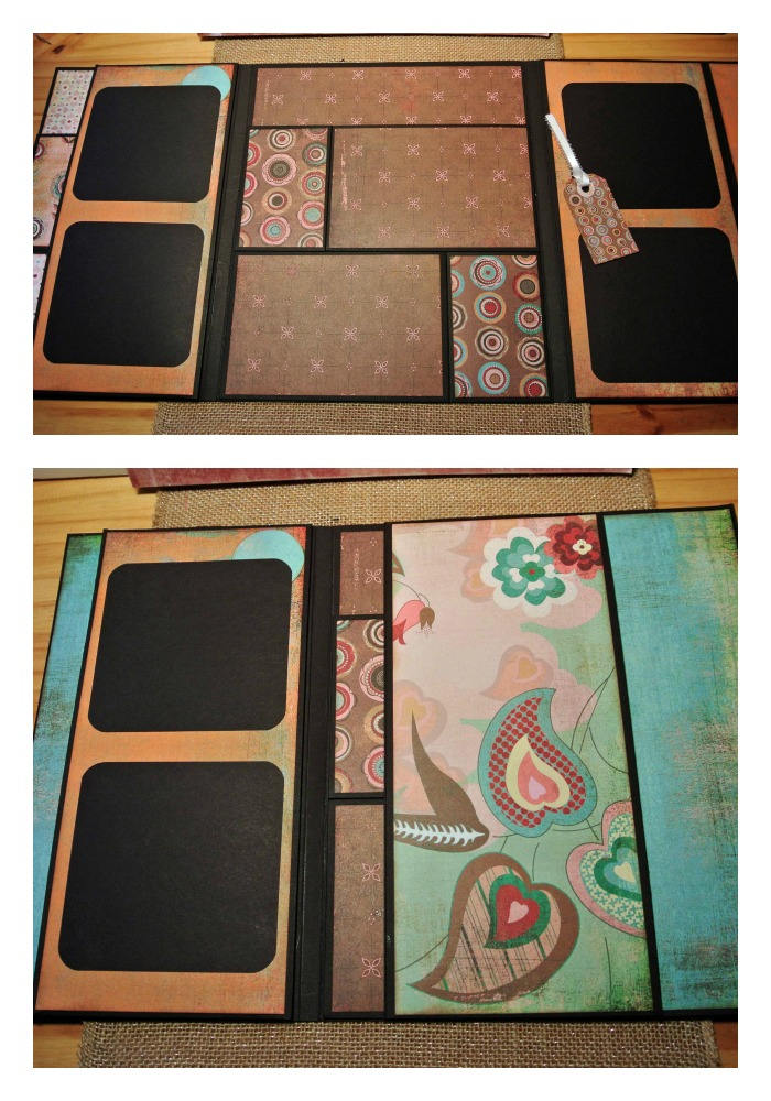 Folio Style Mini Album Kit, Blank Scrapbook Photo Album - Premade, You  Decorate It