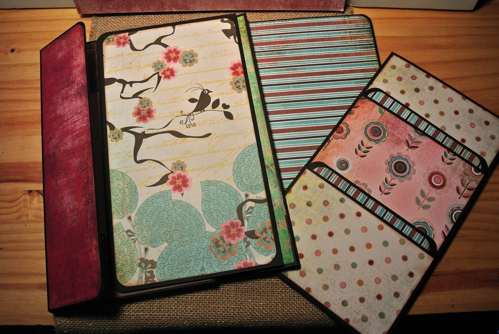 Folio Style Mini Album Kit, Blank Scrapbook Photo Album - Premade, You  Decorate It