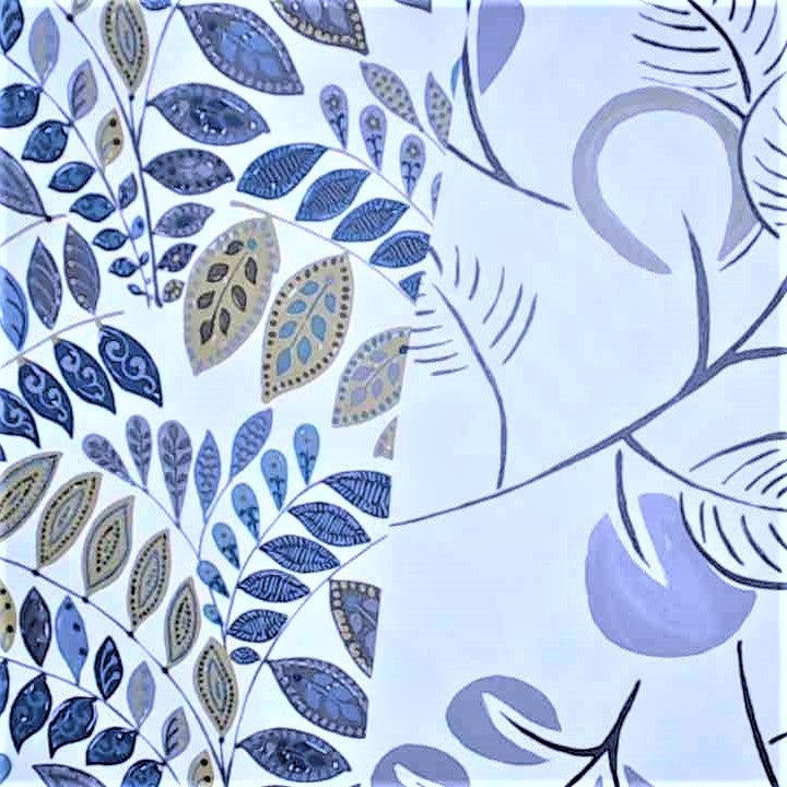 Folk Art Theme Unpasted Wallpaper Sheets for Crafts, Junk Journals, Mixed Media and Collage Art Projects