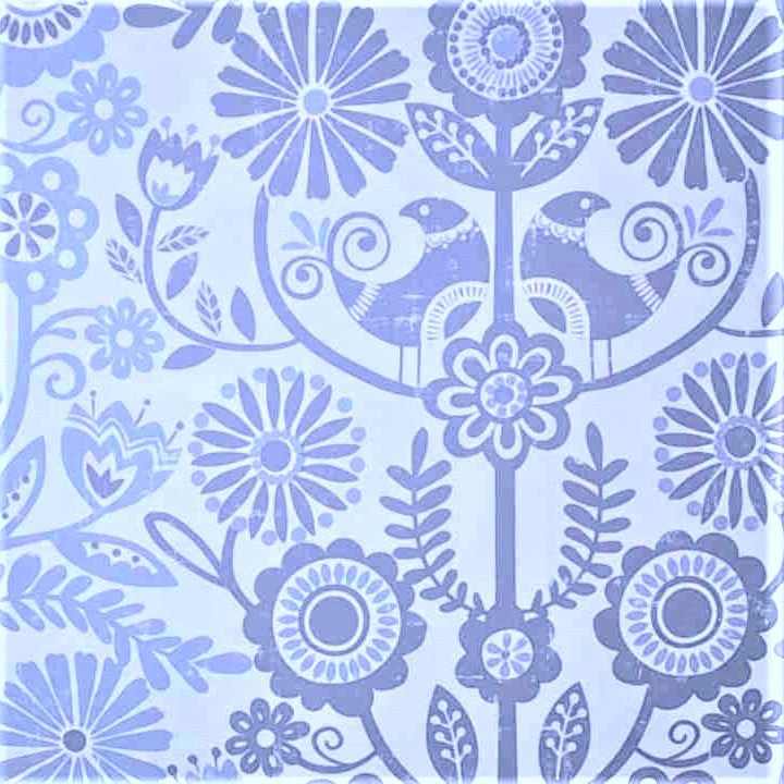 Folk Art Theme Unpasted Wallpaper Sheets for Crafts, Junk Journals, Mixed Media and Collage Art Projects