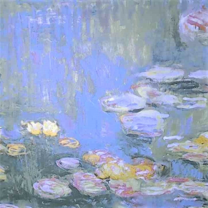 French Impressionist Unpasted Wallpaper Sample Sheets for Crafts, Junk Journals, Mixed Media and Collage Art Projects