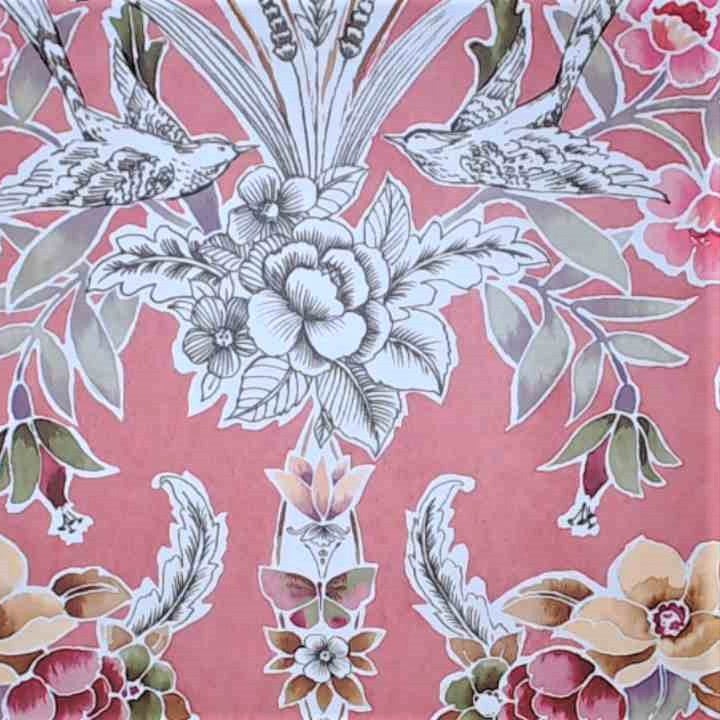 Garden Party Unpasted Wallpaper Sample Sheets for Crafts, Junk Journals, Mixed Media and Collage Art Projects