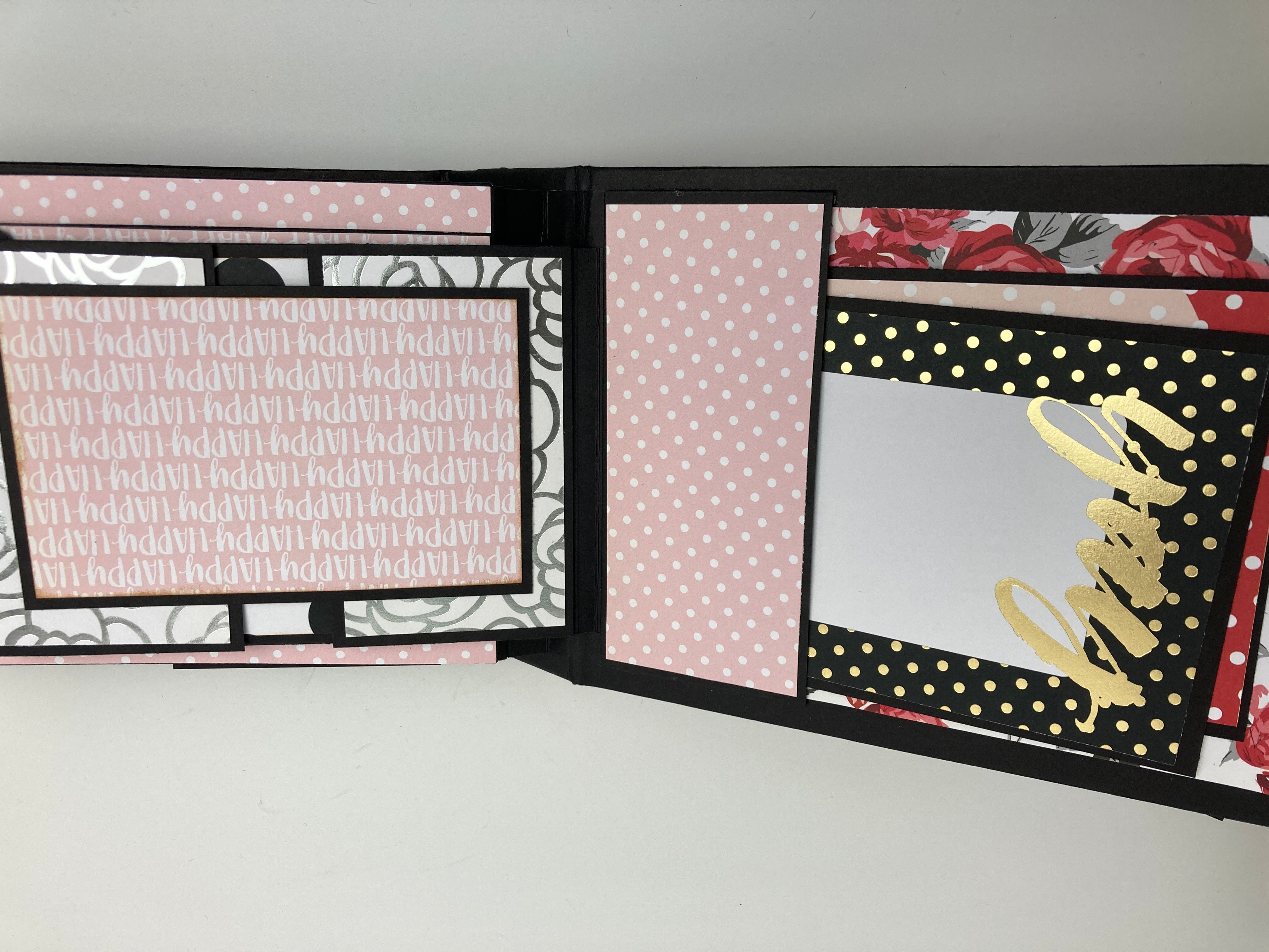 Handmade Special Occasion Memory Book, Personalized Mini Album, Custom Scrapbook - holds 70+ photos!