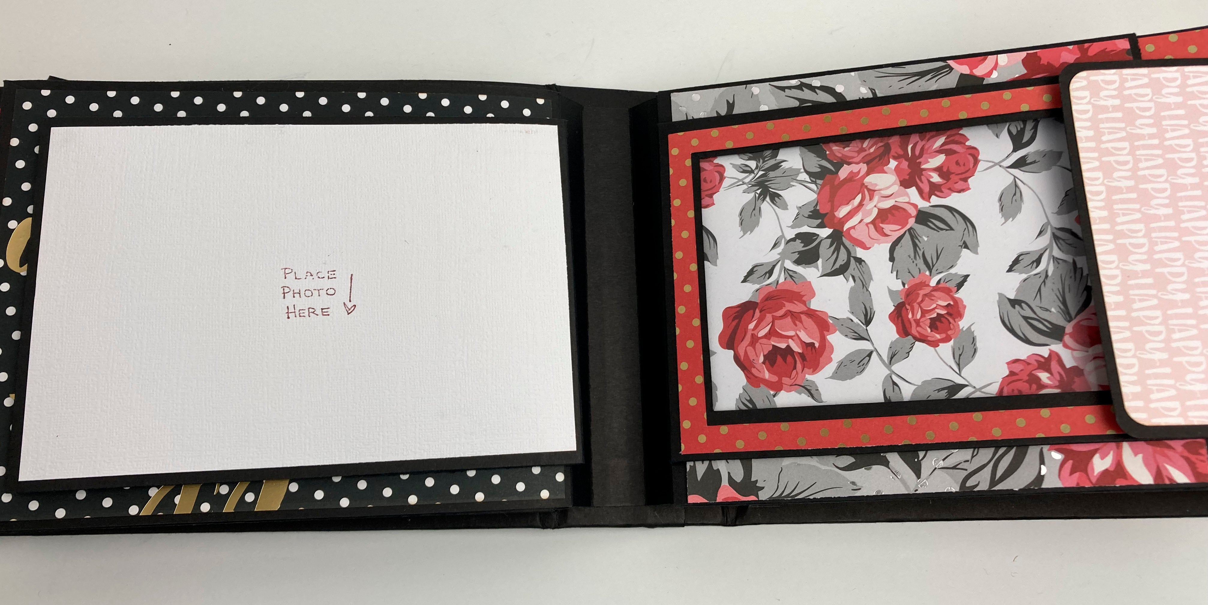Handmade Special Occasion Memory Book, Personalized Mini Album, Custom Scrapbook - holds 70+ photos!