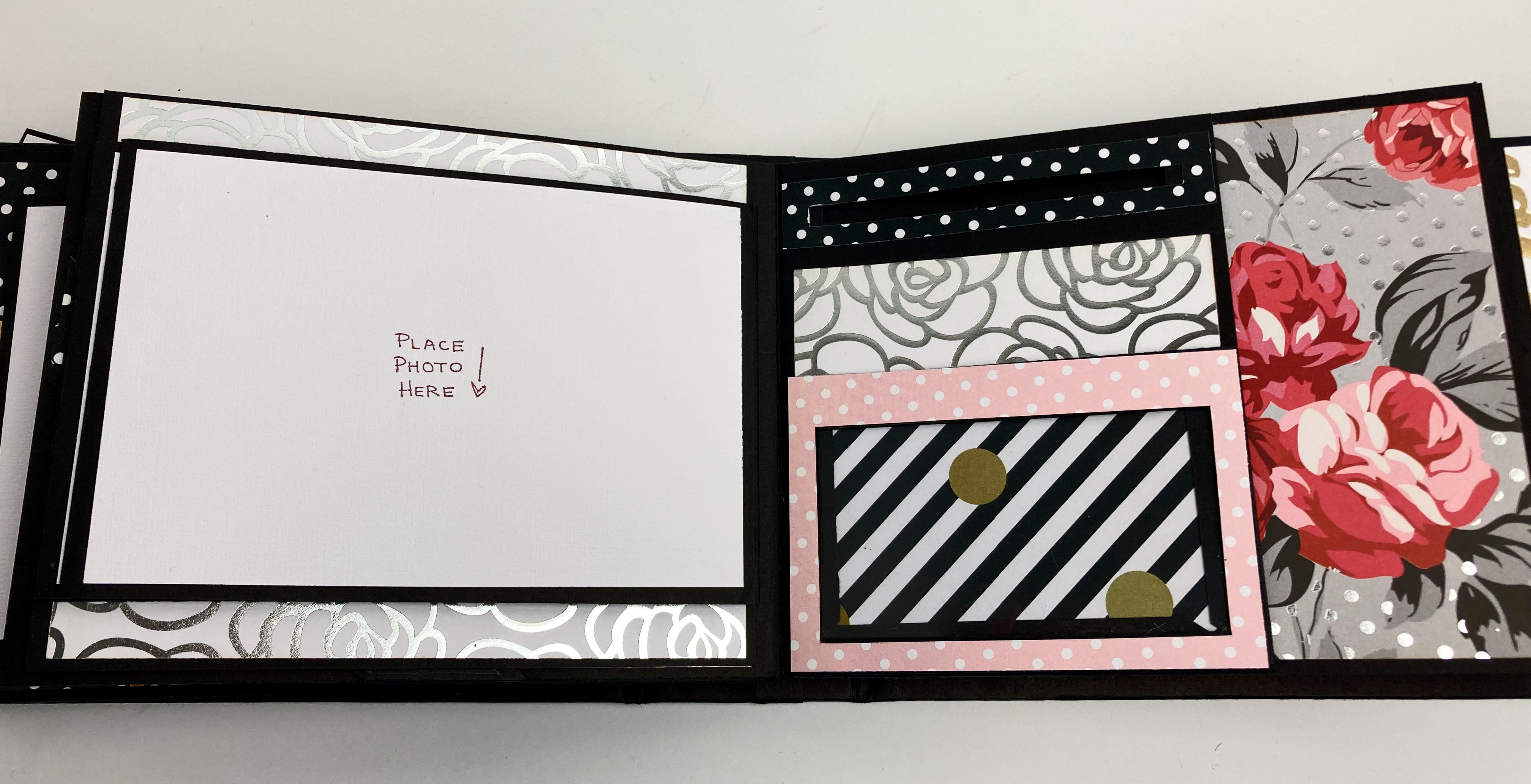 Handmade Special Occasion Memory Book, Personalized Mini Album, Custom Scrapbook - holds 70+ photos!