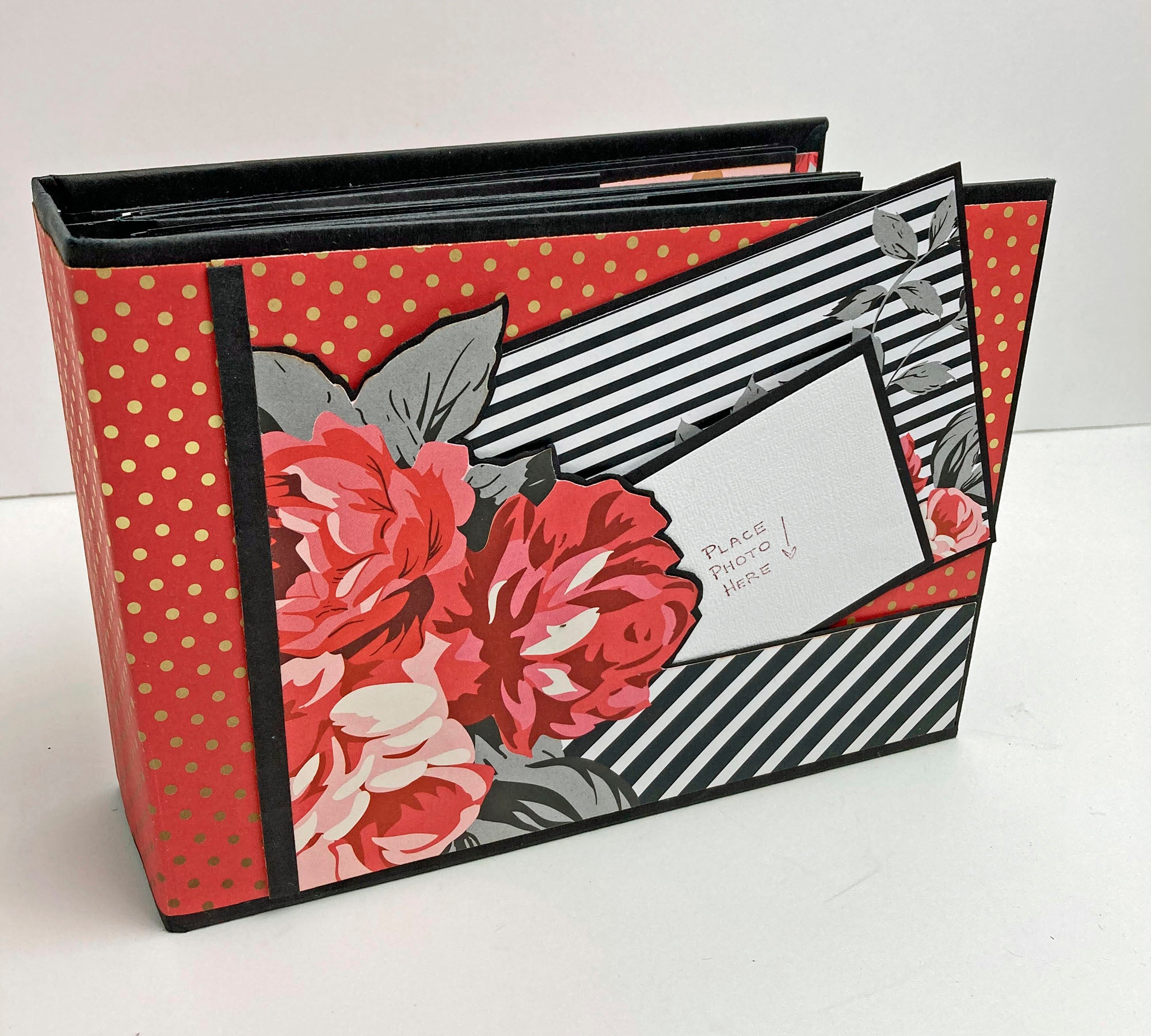 Handmade Special Occasion Memory Book, Personalized Mini Album, Custom Scrapbook - holds 70+ photos!