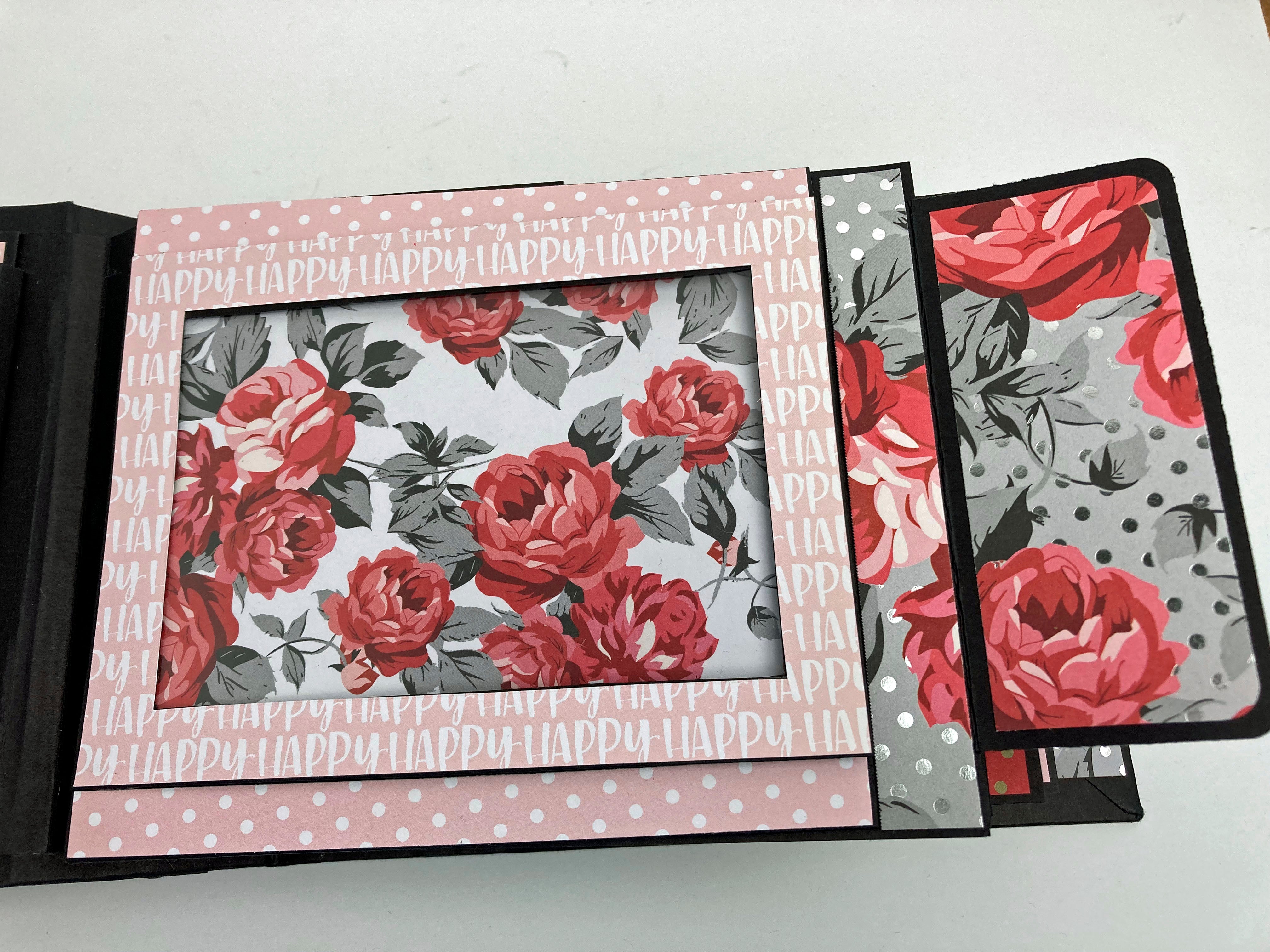 Handmade Special Occasion Memory Book, Personalized Mini Album, Custom Scrapbook - holds 70+ photos!