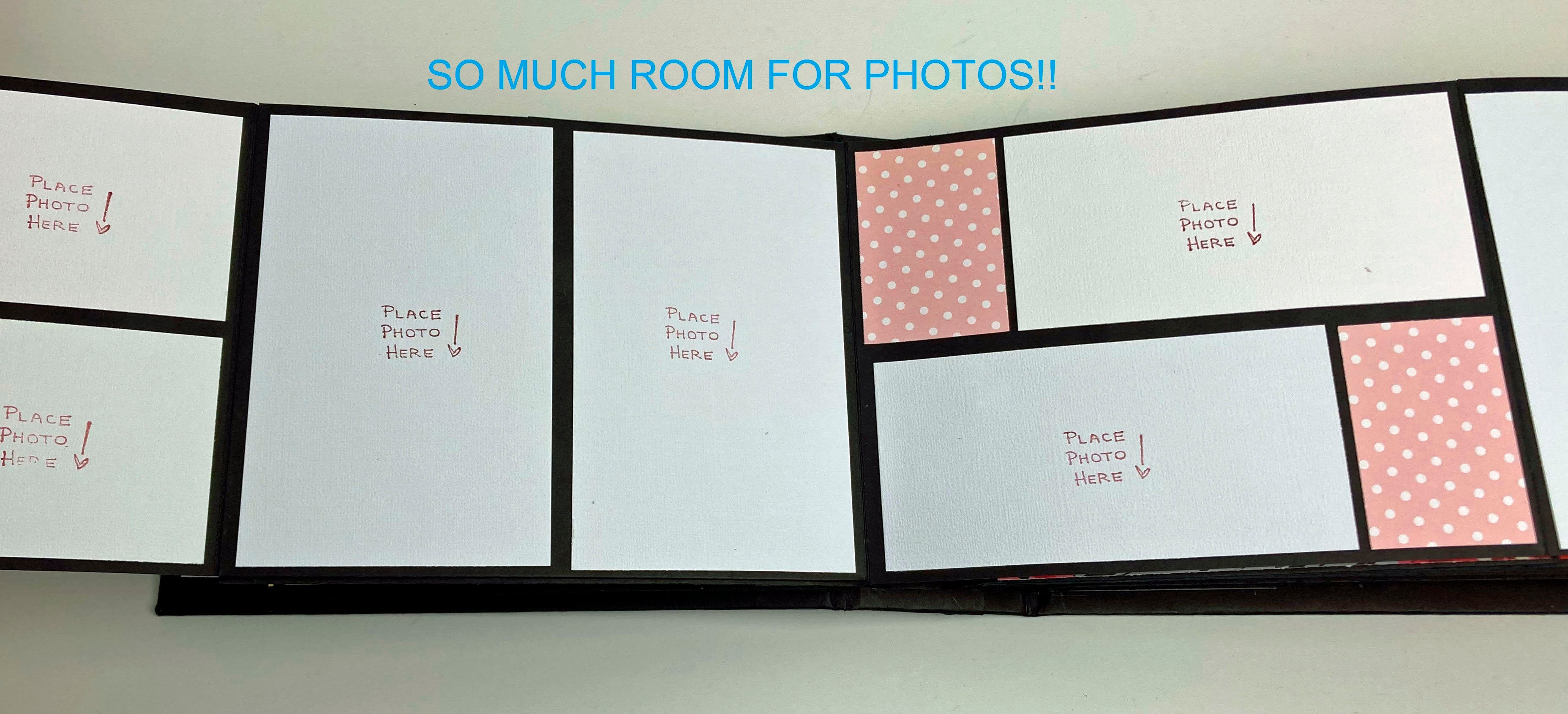 Handmade Special Occasion Memory Book, Personalized Mini Album, Custom Scrapbook - holds 70+ photos!