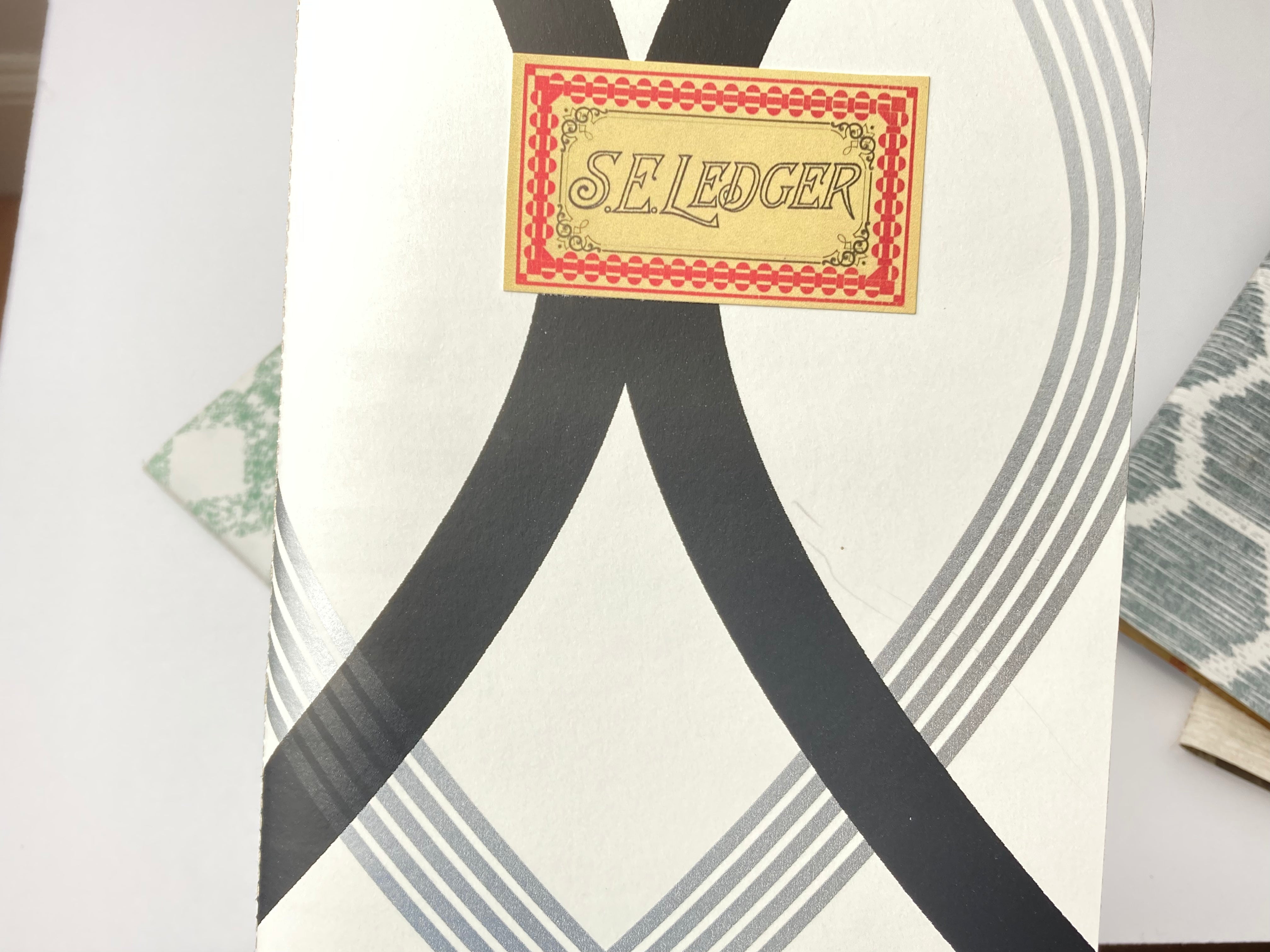 Soft Cover Writing Journal, Blank Newsprint Pages, Wallpaper Cover, Fits in your Purse