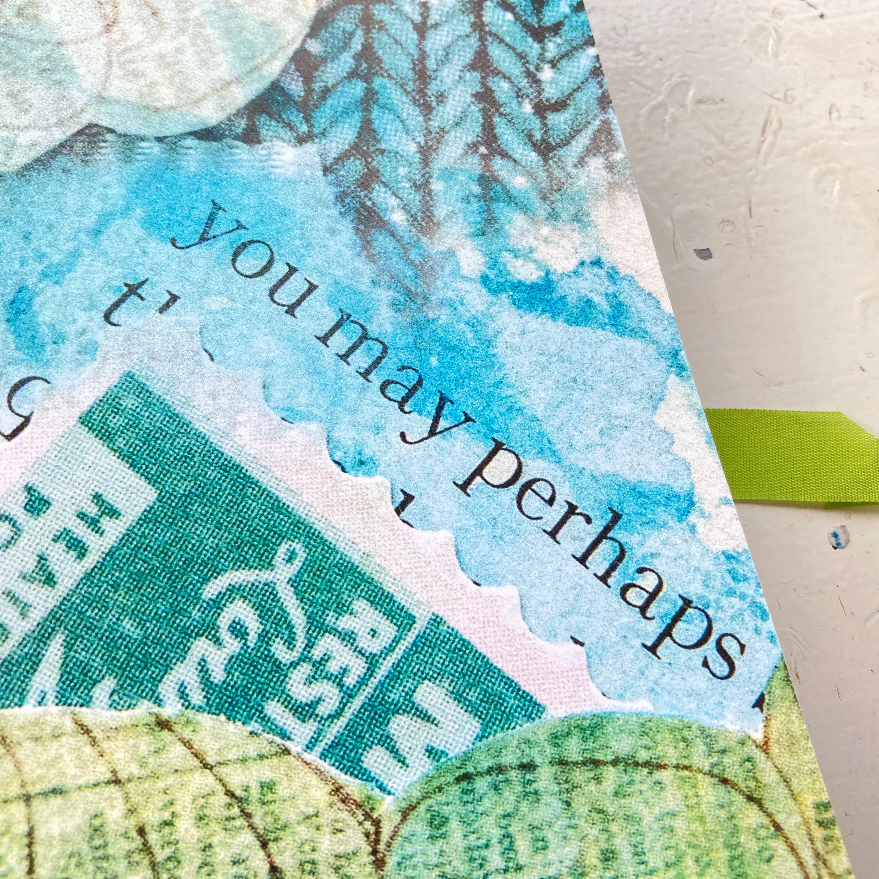 Lay Flat Journal for Writing and Drawing - Botanical Theme