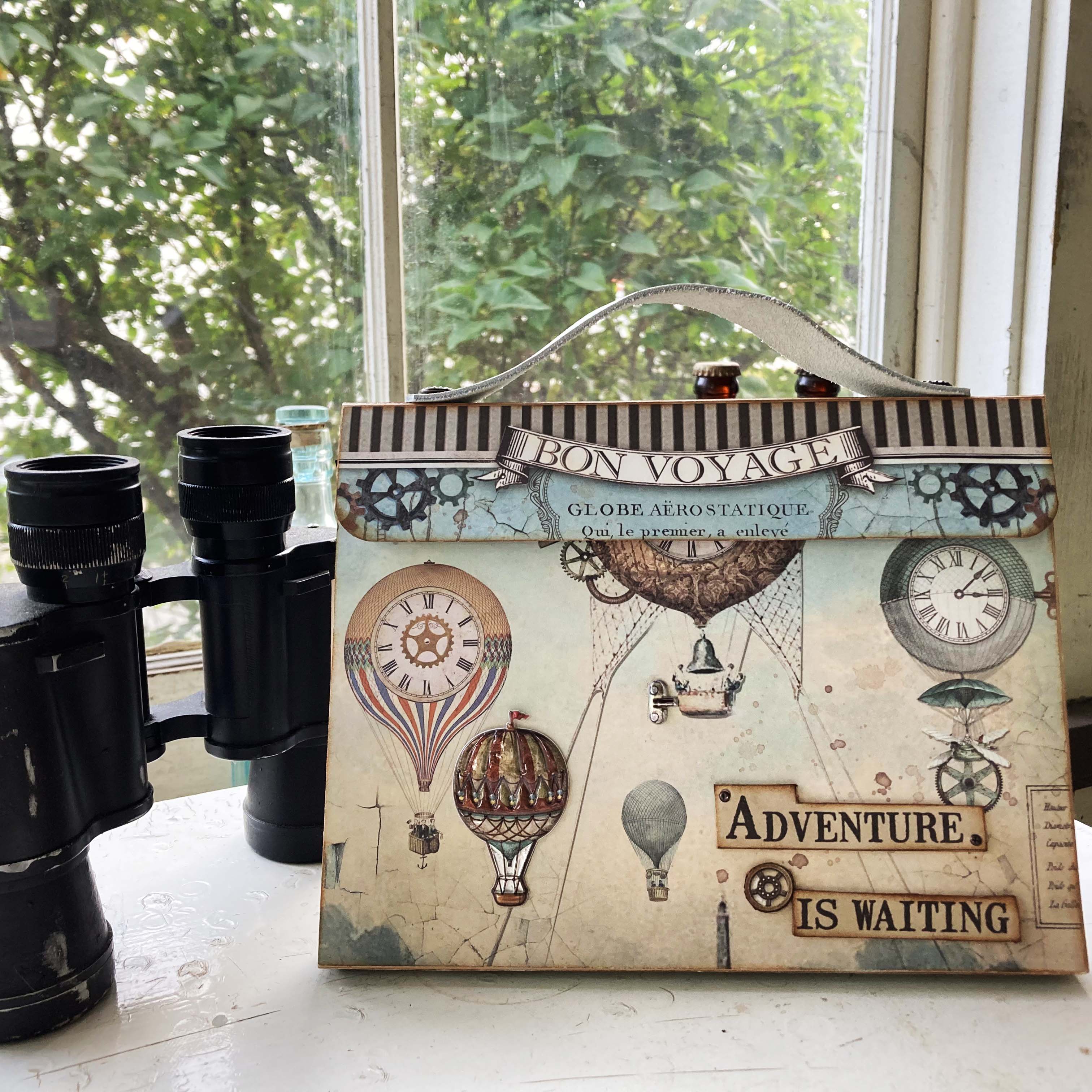 Steampunk Travel Theme Mini Album for Vacation Photos