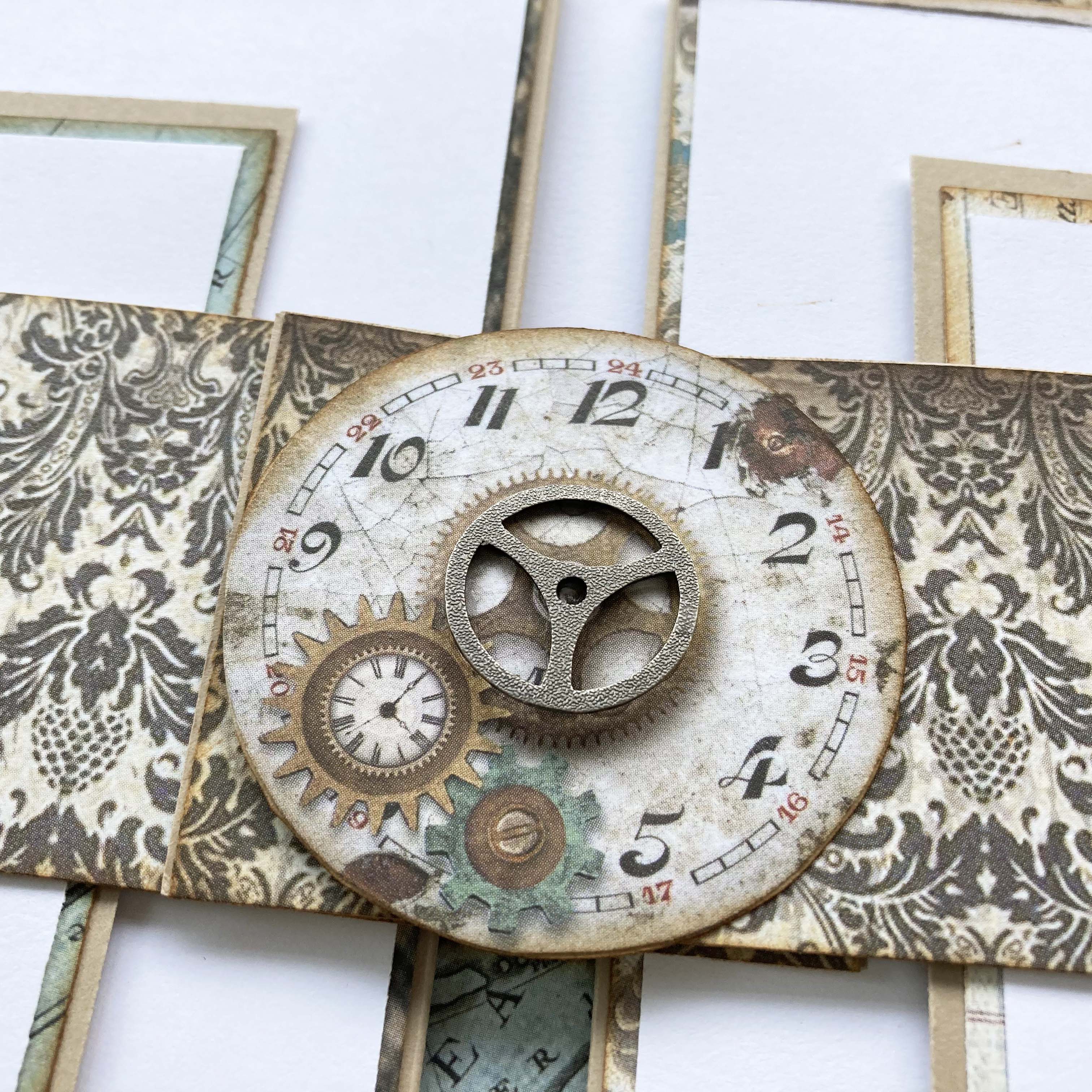 Steampunk Travel Theme Mini Album for Vacation Photos