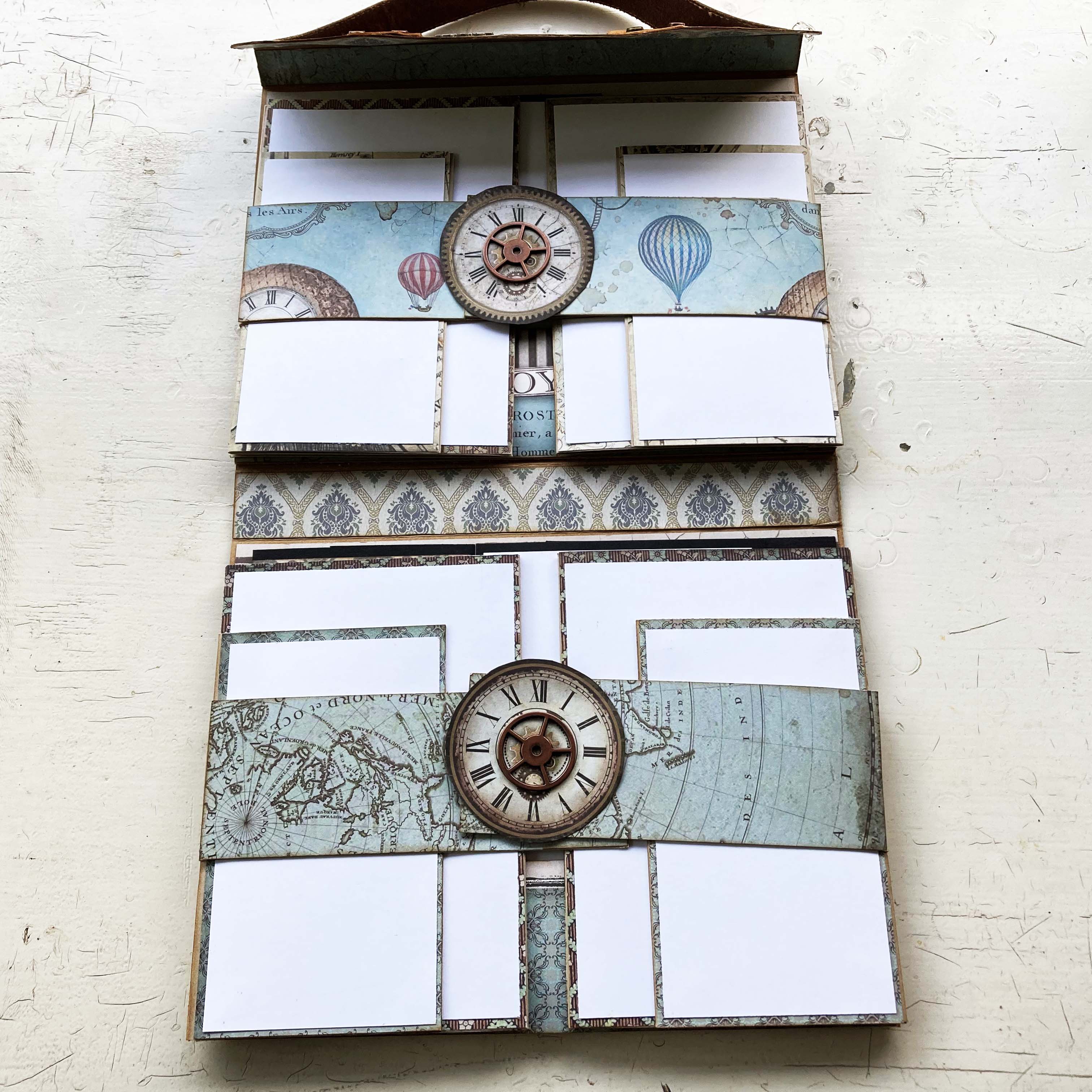 Steampunk Travel Theme Mini Album for Vacation Photos