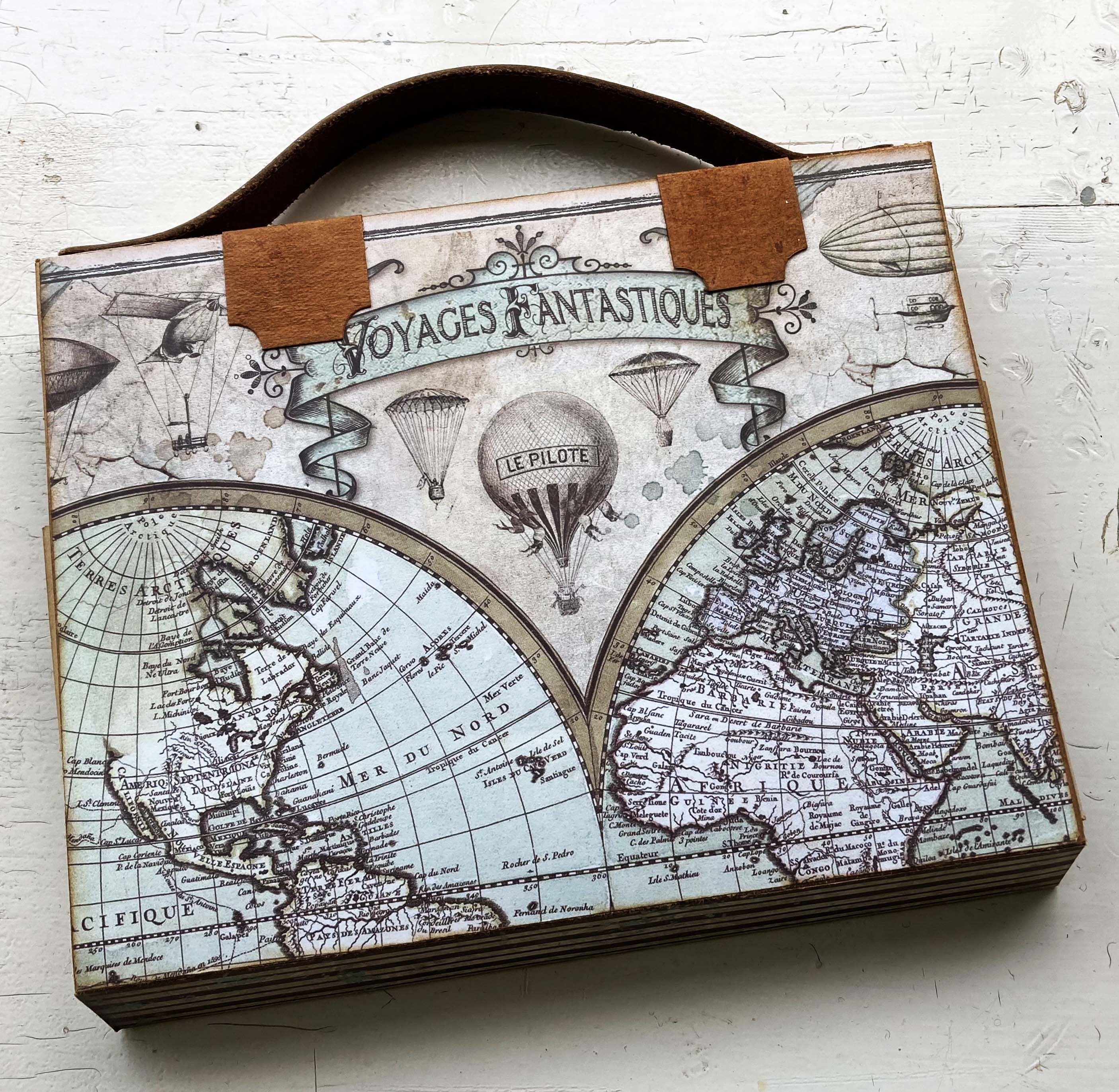 Steampunk Travel Theme Mini Album for Vacation Photos