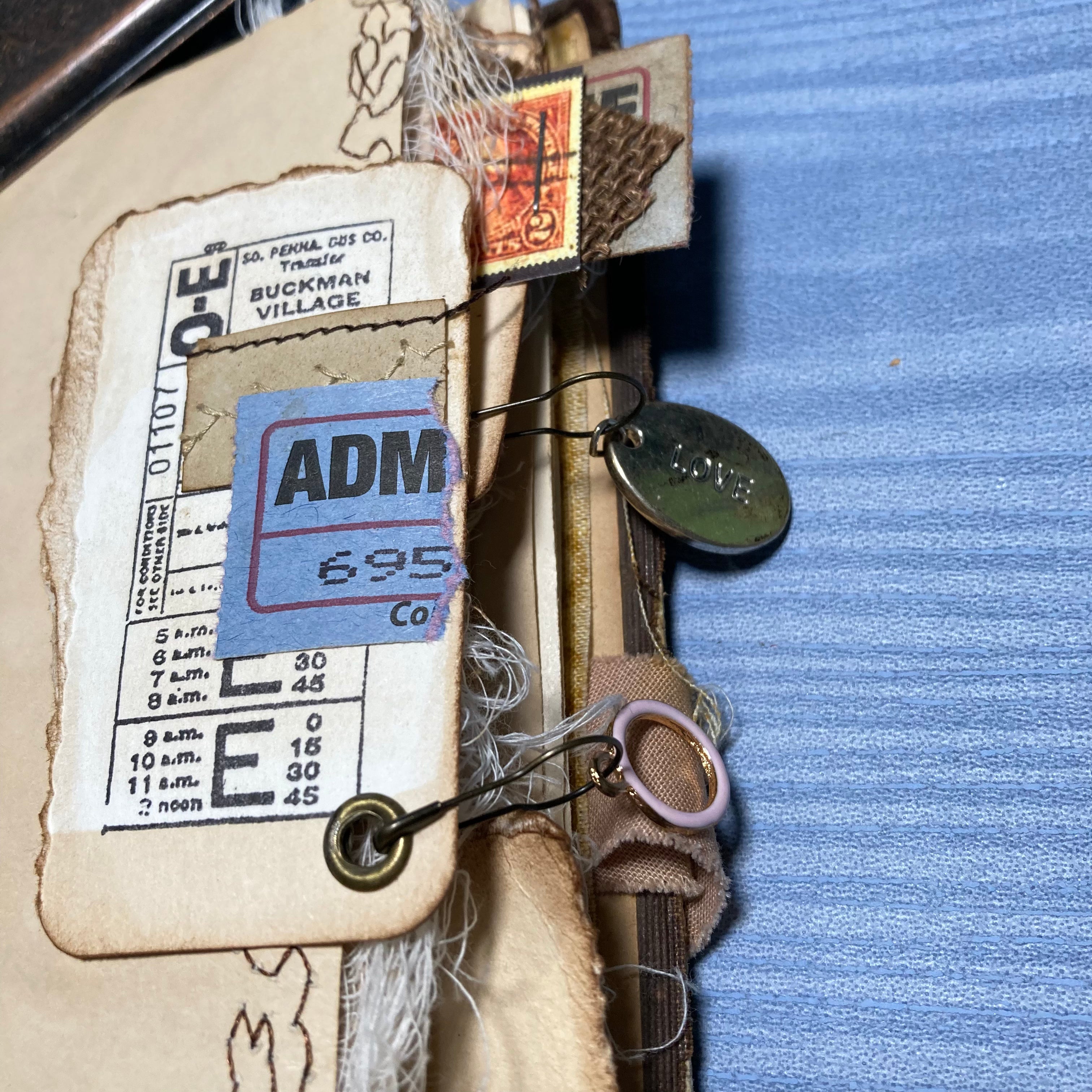 Ephemera Tags for Junk Journals, Embellishments, Gift Tags, Vintage Style, Handmade