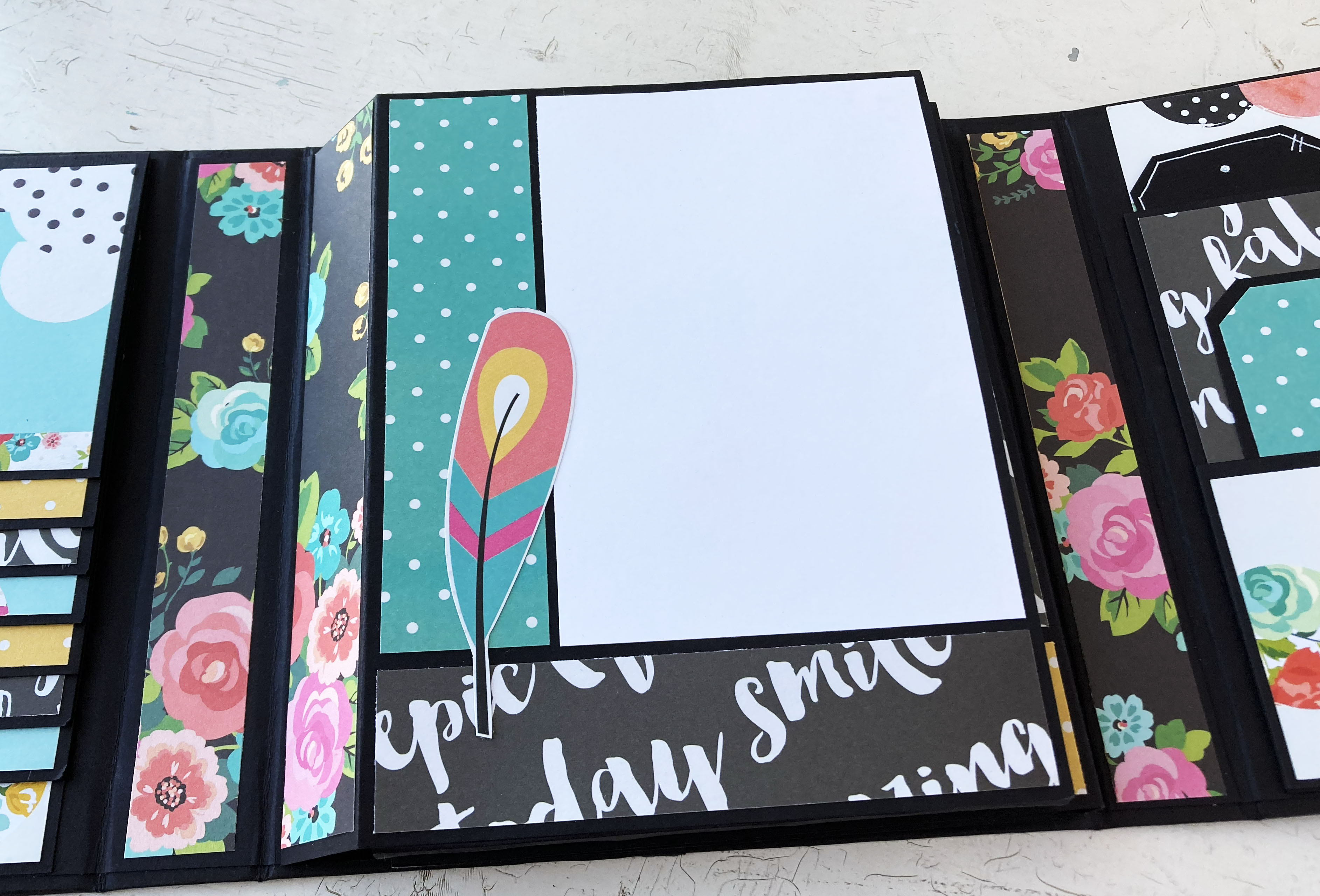 Fun Handmade Memory Scrapbook for Photos, Journaling, Memorabilia Storage