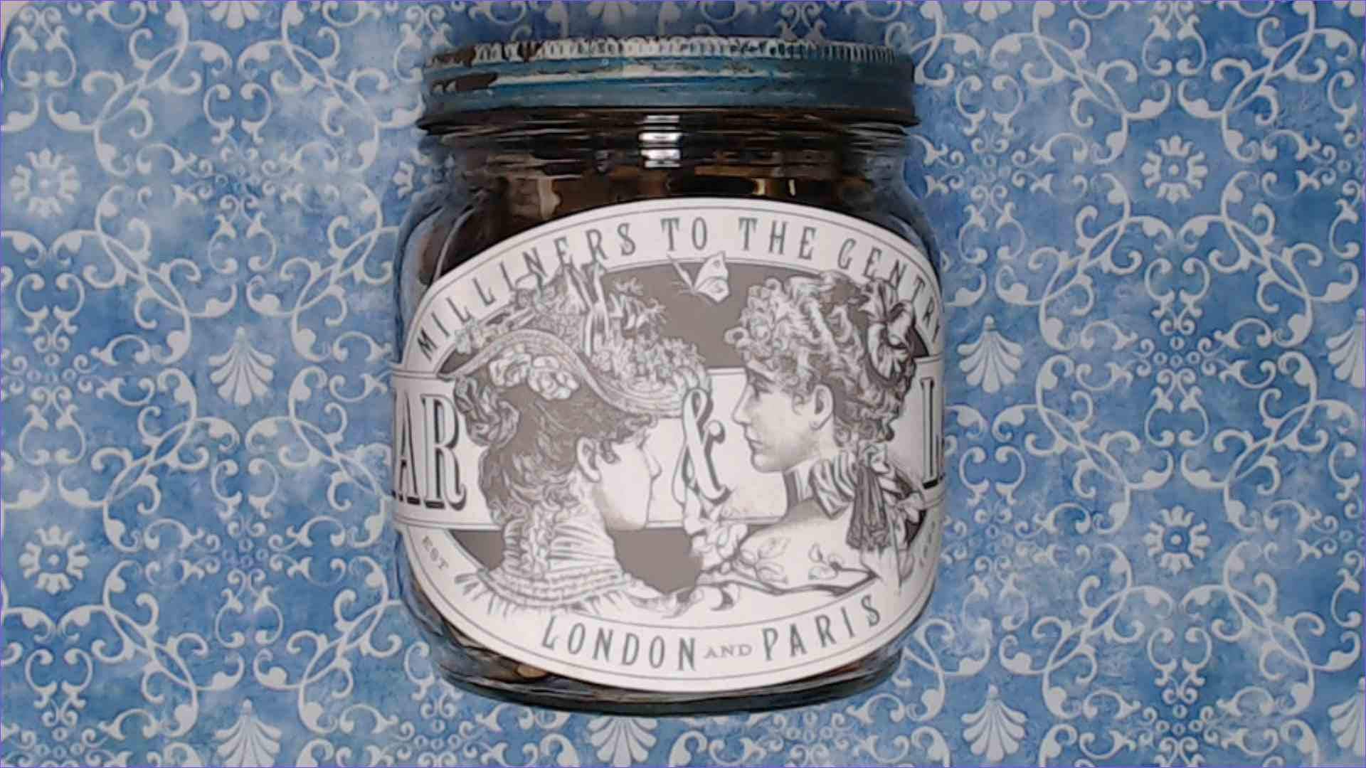 Jar Labels, Haberdashery, Vintage Seamstress & Bicycles, Reprints - set of 12
