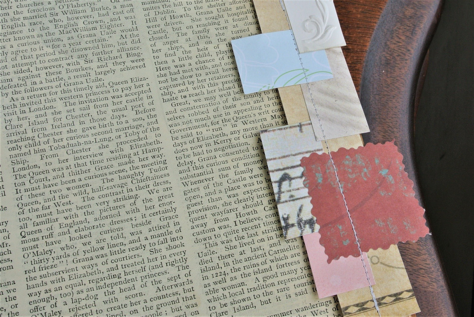 Junk Journal Clusters, Belly Bands - set of 10