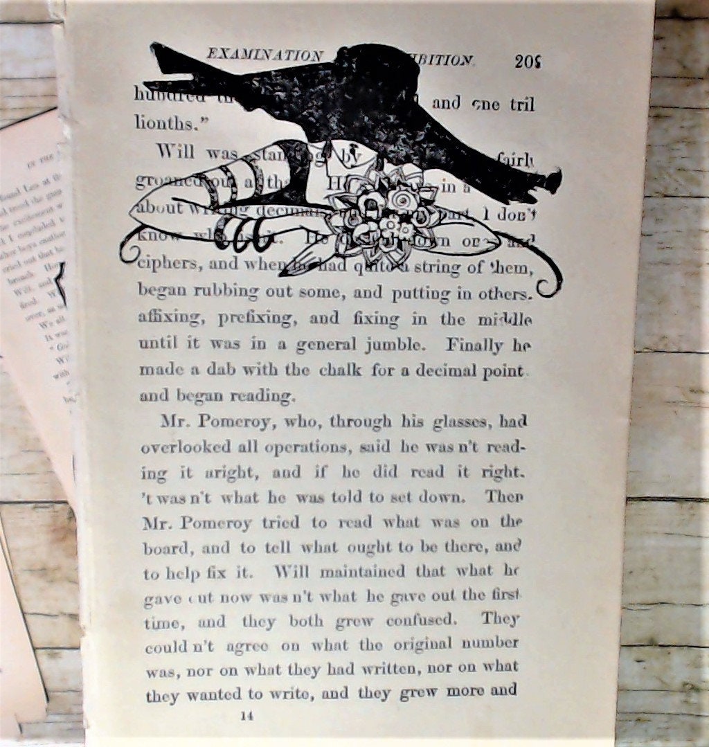 Junk Journal Ephemera Pack, Handmade, Vintage Images stamped onto Anti –  The Scrapologist™