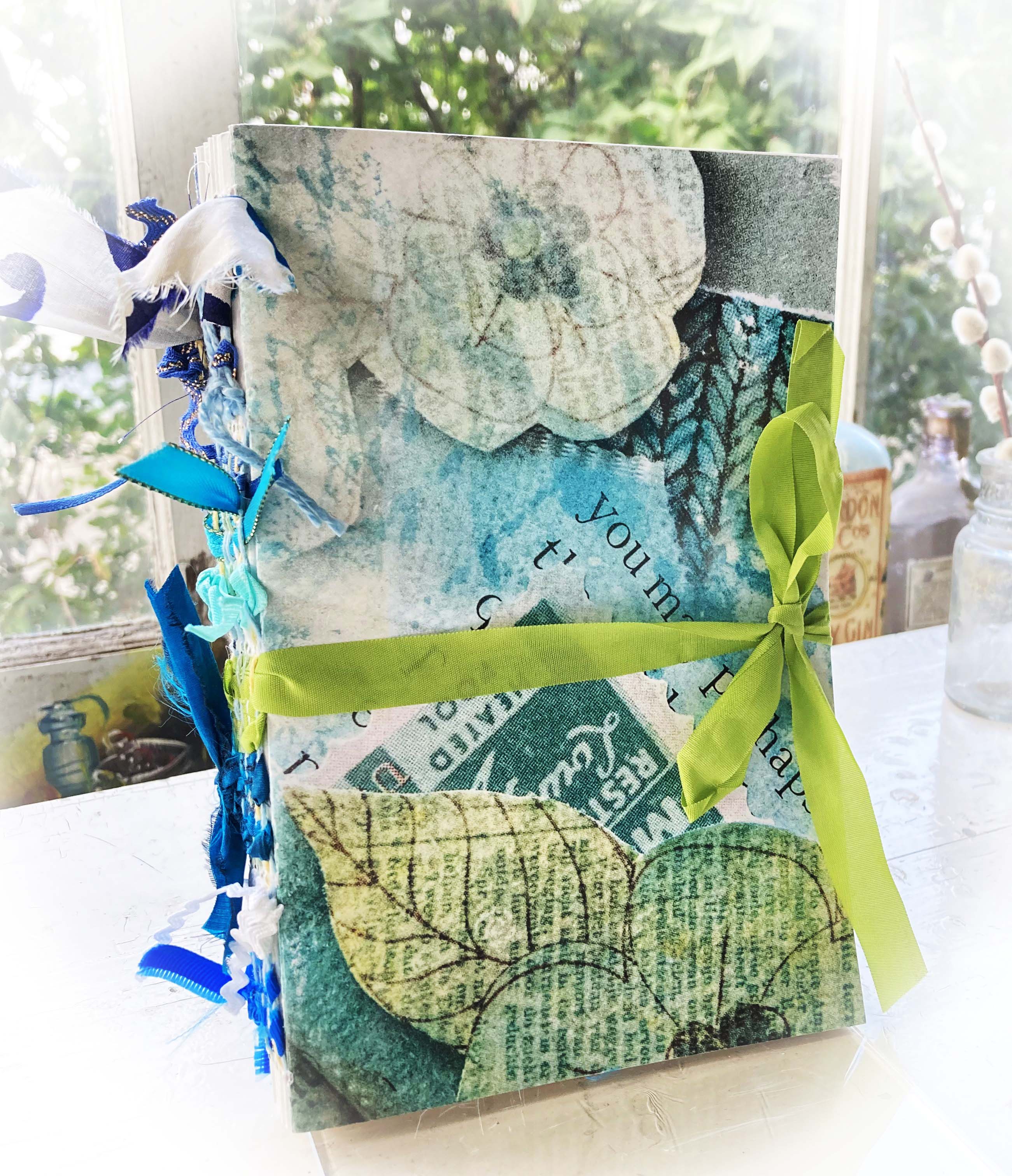 Lay Flat Journal for Writing and Drawing - Botanical Theme