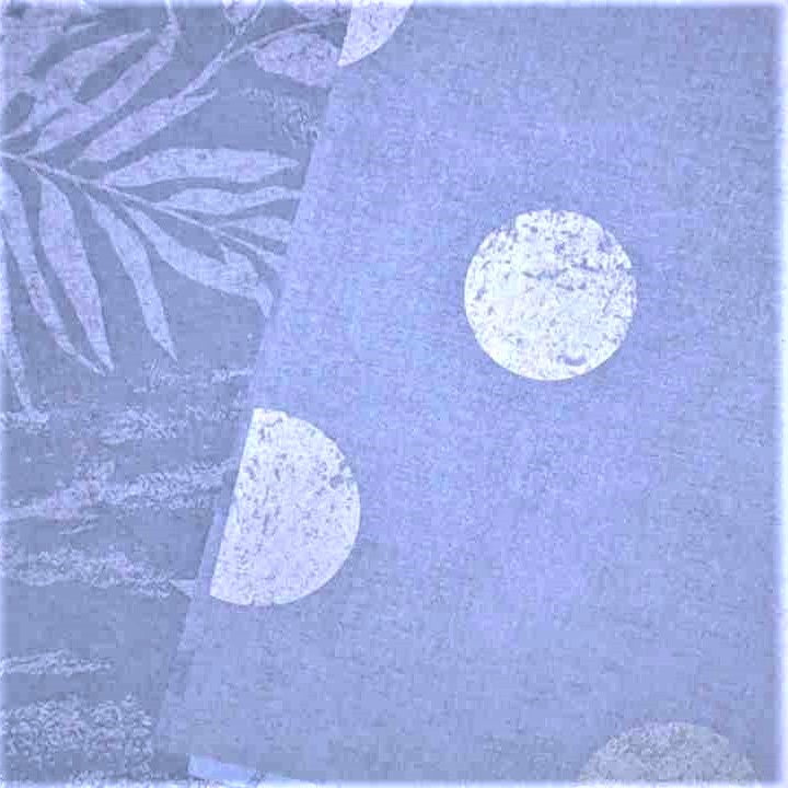 Lino-Print Unpasted Wallpaper Sample Sheets for Crafts, Junk Journals, Mixed Media and Collage Art Projects