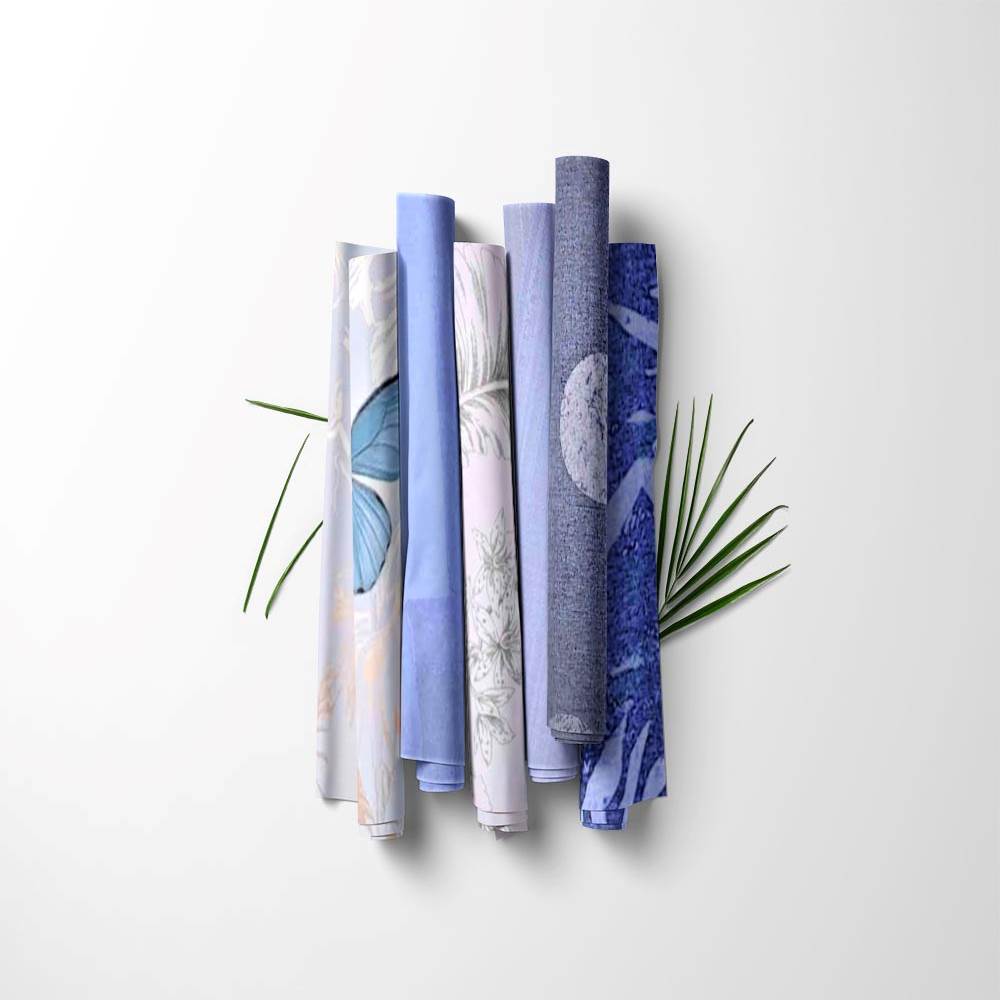 Lino-Print Unpasted Wallpaper Sample Sheets for Crafts, Junk Journals, Mixed Media and Collage Art Projects