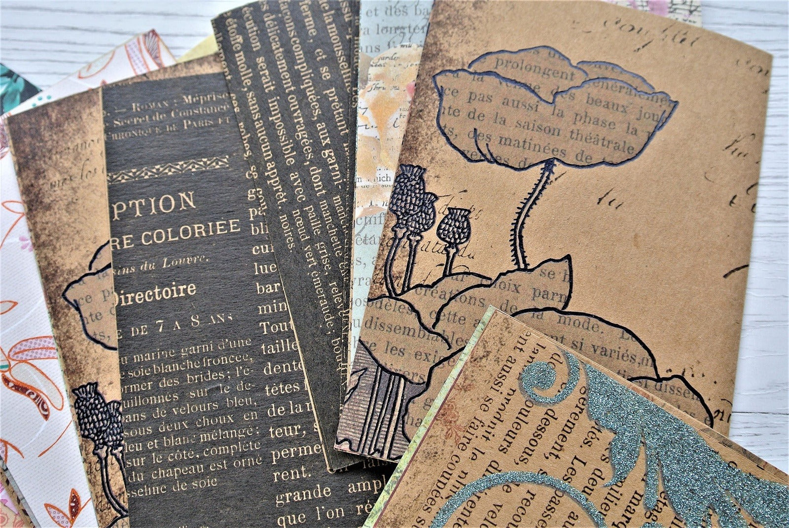 Little Bliss Pocket-Sized Paper Pack for on-the-go Crafting or as Happy Mail Gift