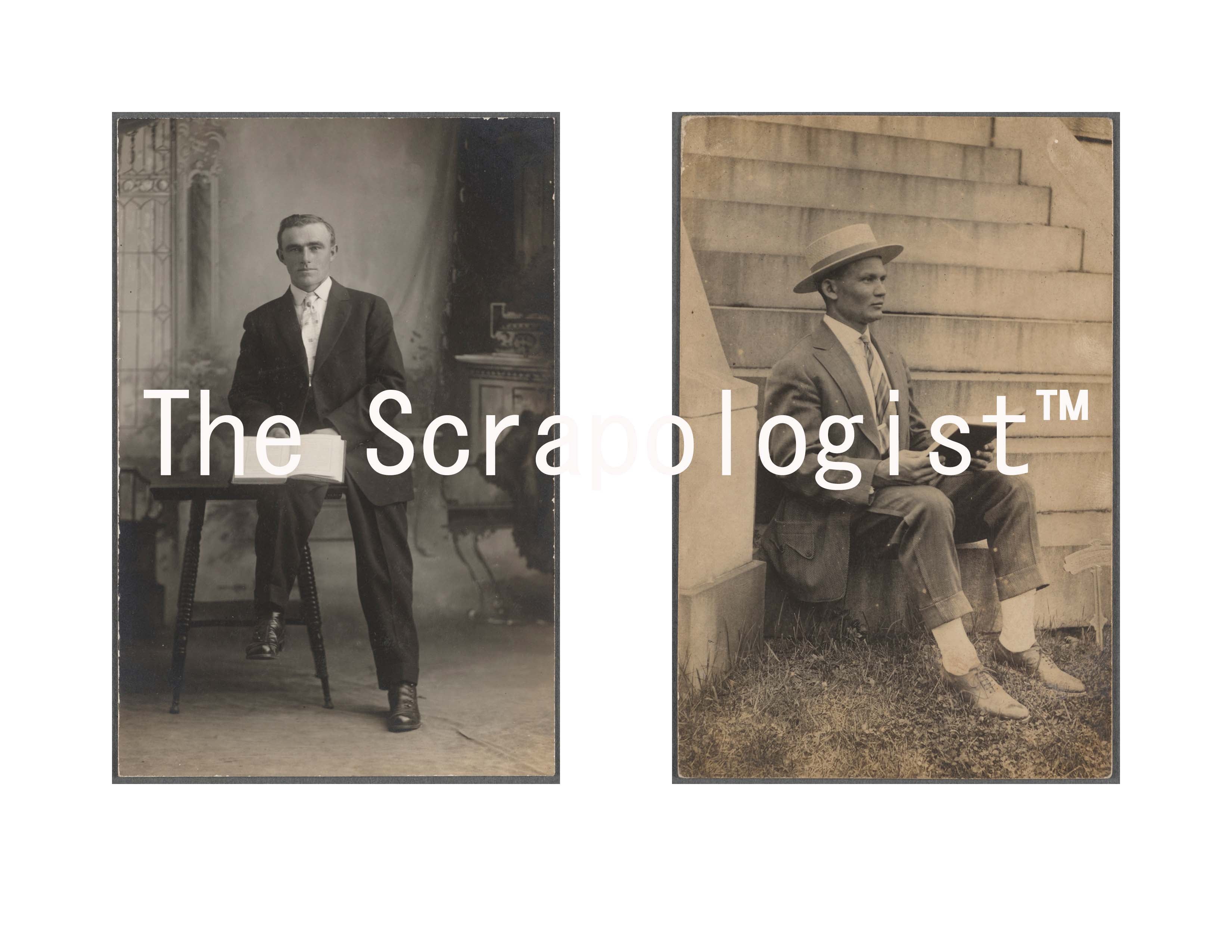 Antique Book Enthusiasts Digital Printable Ephemera Kit - Collage Papers, Journal Cards, JPG