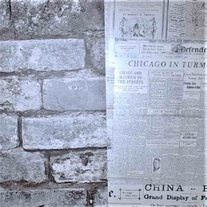 Masculine Vintage Unpasted Wallpaper Sheets for Crafting, Junk Journals, and other Paper Art Projects