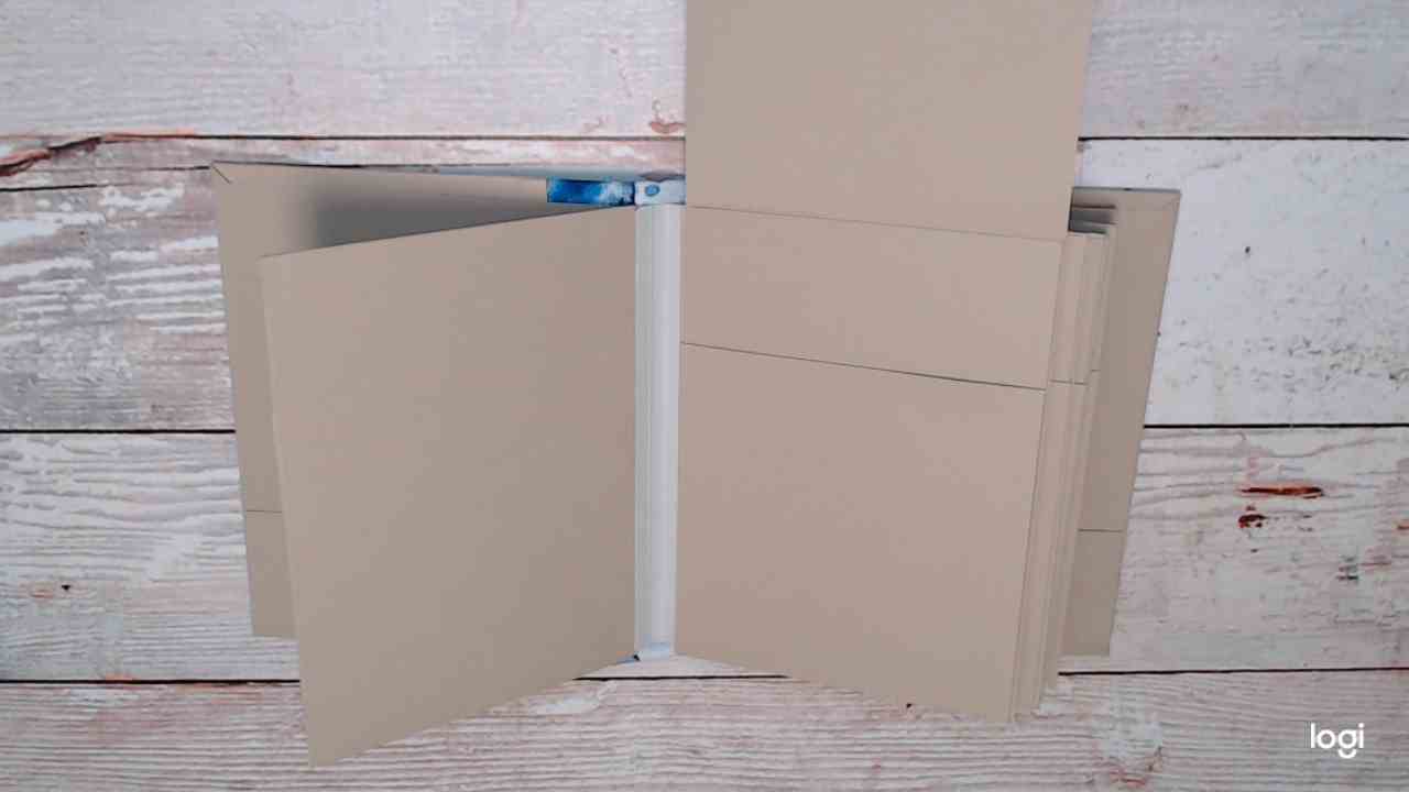 Mini Album Kit, Handmade, Blue Watercolor Fabric Spine, DIY - You Decorate it | SHIPS FAST!