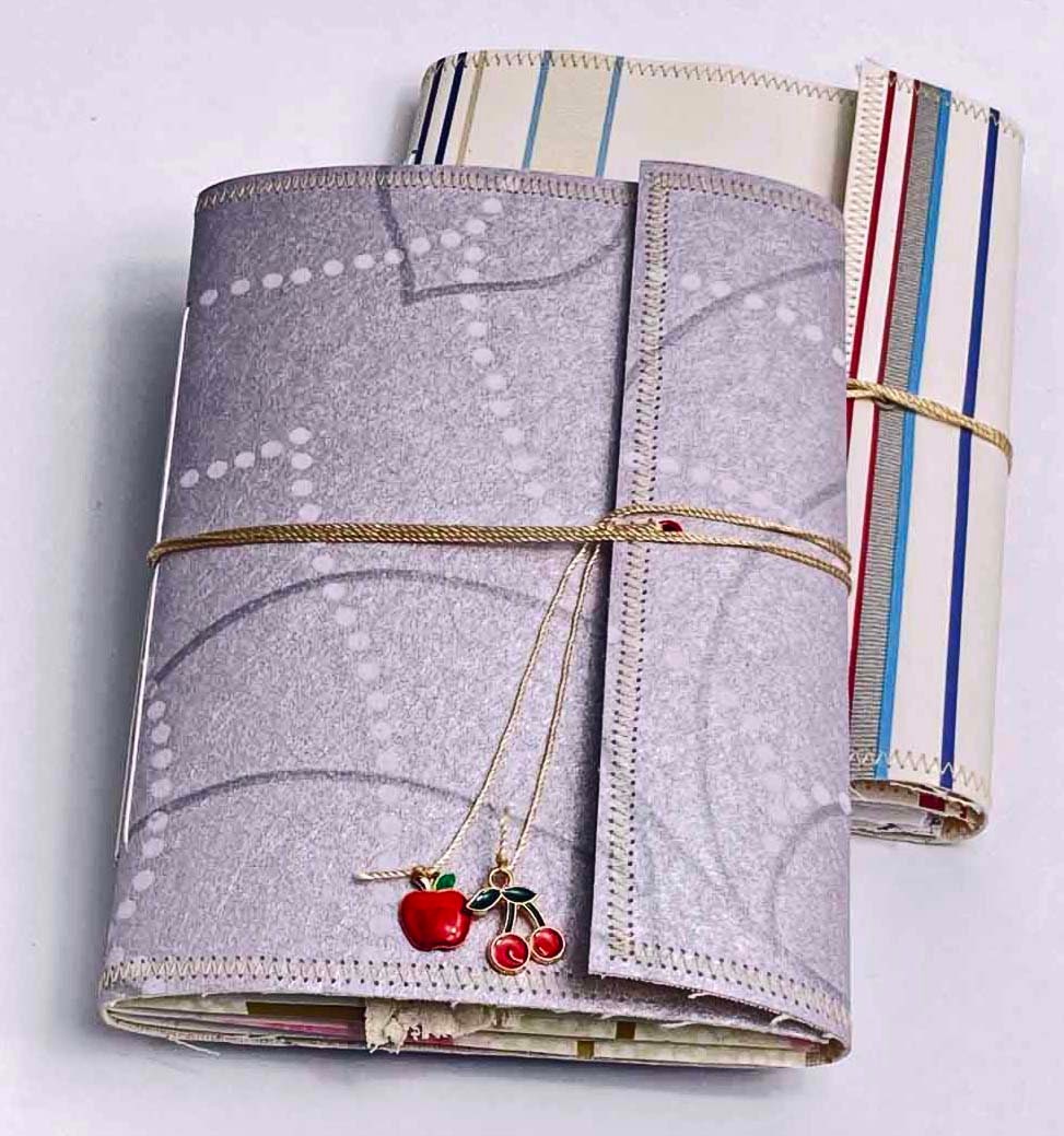 Soft Cover Handmade Junk Journal, Wallet Style, Fits in your Purse