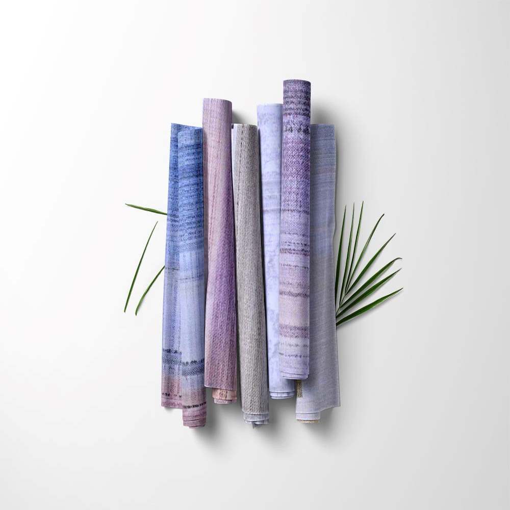 Faux Denim Unpasted Wallpaper Sample Sheets for Crafts, Junk Journals, Mixed Media and Collage Art Projects