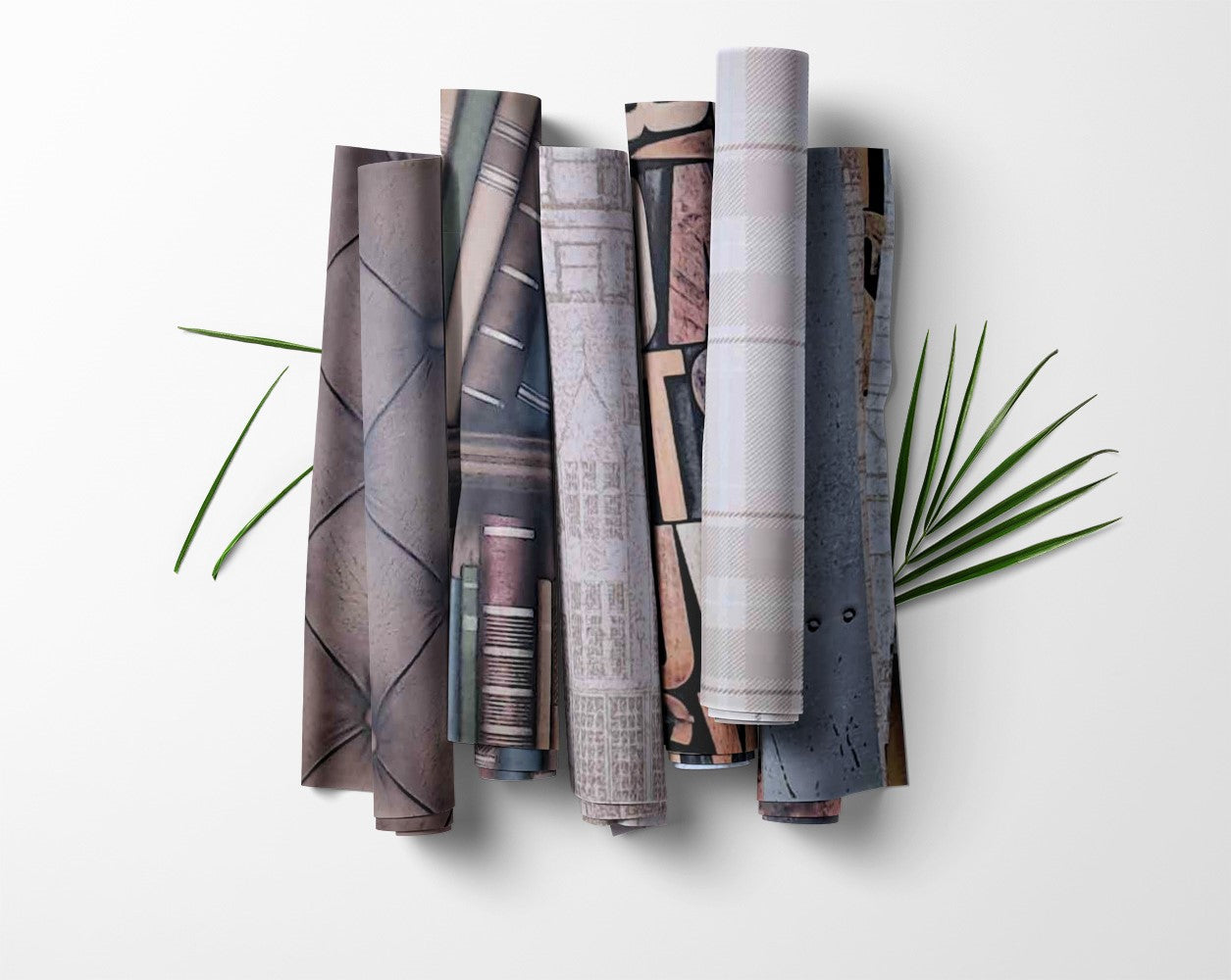 Masculine Vintage Unpasted Wallpaper Sheets for Crafting, Junk Journals, and other Paper Art Projects