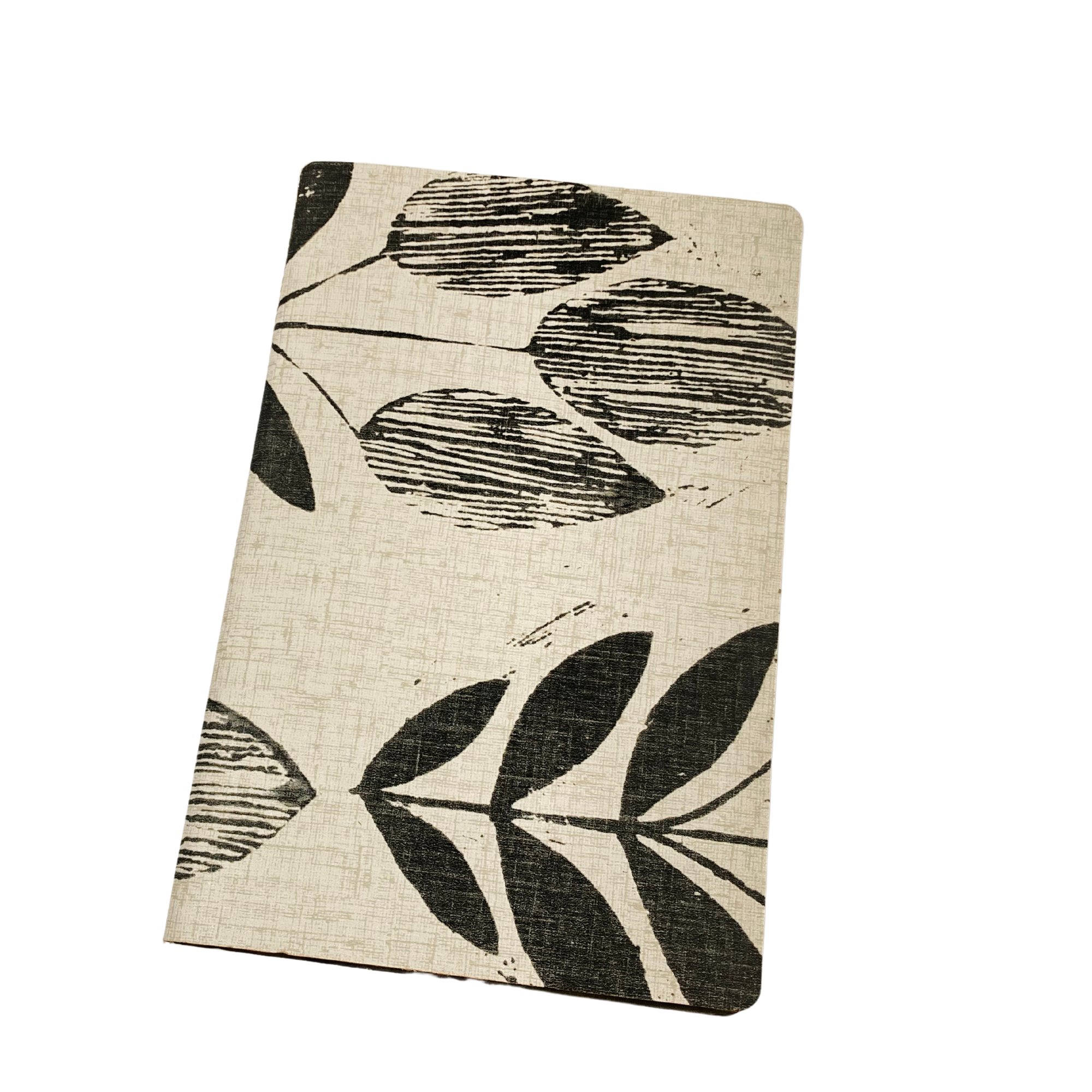 Soft Cover Writing Journal, Blank Newsprint Pages, Wallpaper Cover, Fits in your Purse