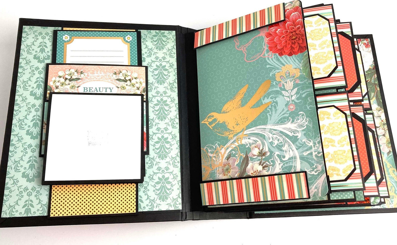 Wedding Photo Album or Special Occasion Memory Book, Personalized Mini Album, Custom Scrapbook, with Your Name on the Cover