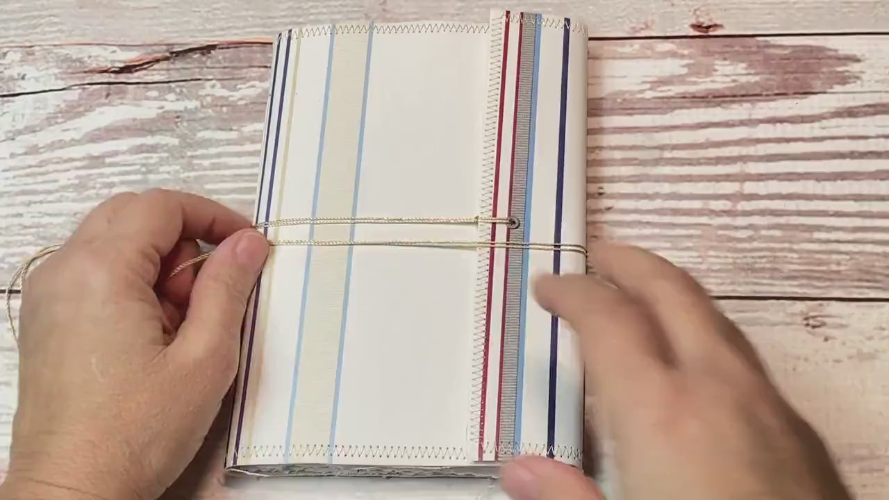 Soft Cover Handmade Junk Journal, Wallet Style, Fits in your Purse
