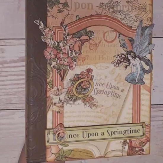 Fairy Tale Mini Photo Album, Springtime, Fairycore, to document your garden, spring celebrations, and springtime memories
